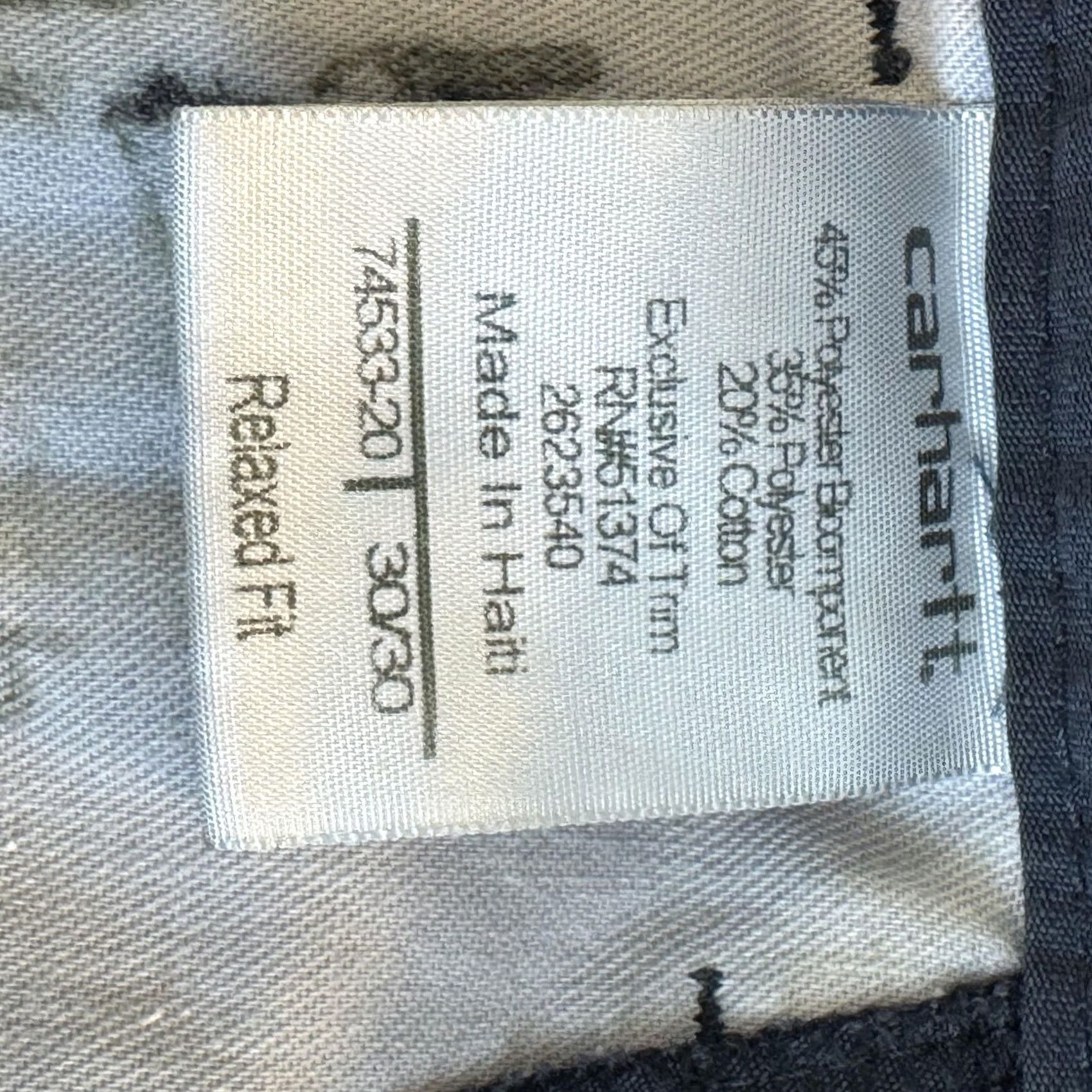 Carhartt Carhartt Pants Mens 30x29 Navy Blue Ripstop Relaxed Fit Outdoor Workwear Cargo Size US 30 / EU 46 - 7 Thumbnail