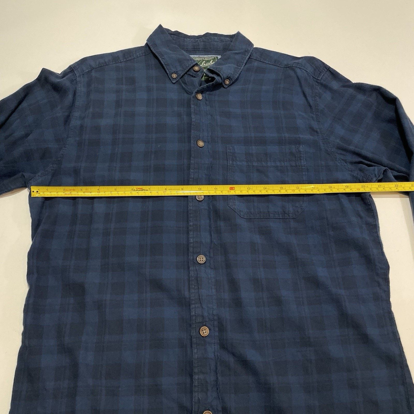 Woolrich Woolen Mills Woolrich Men’s Shirt Blue Plaid Cotton Flannel Checks Small Size US S / EU 44-46 / 1 - 5 Thumbnail