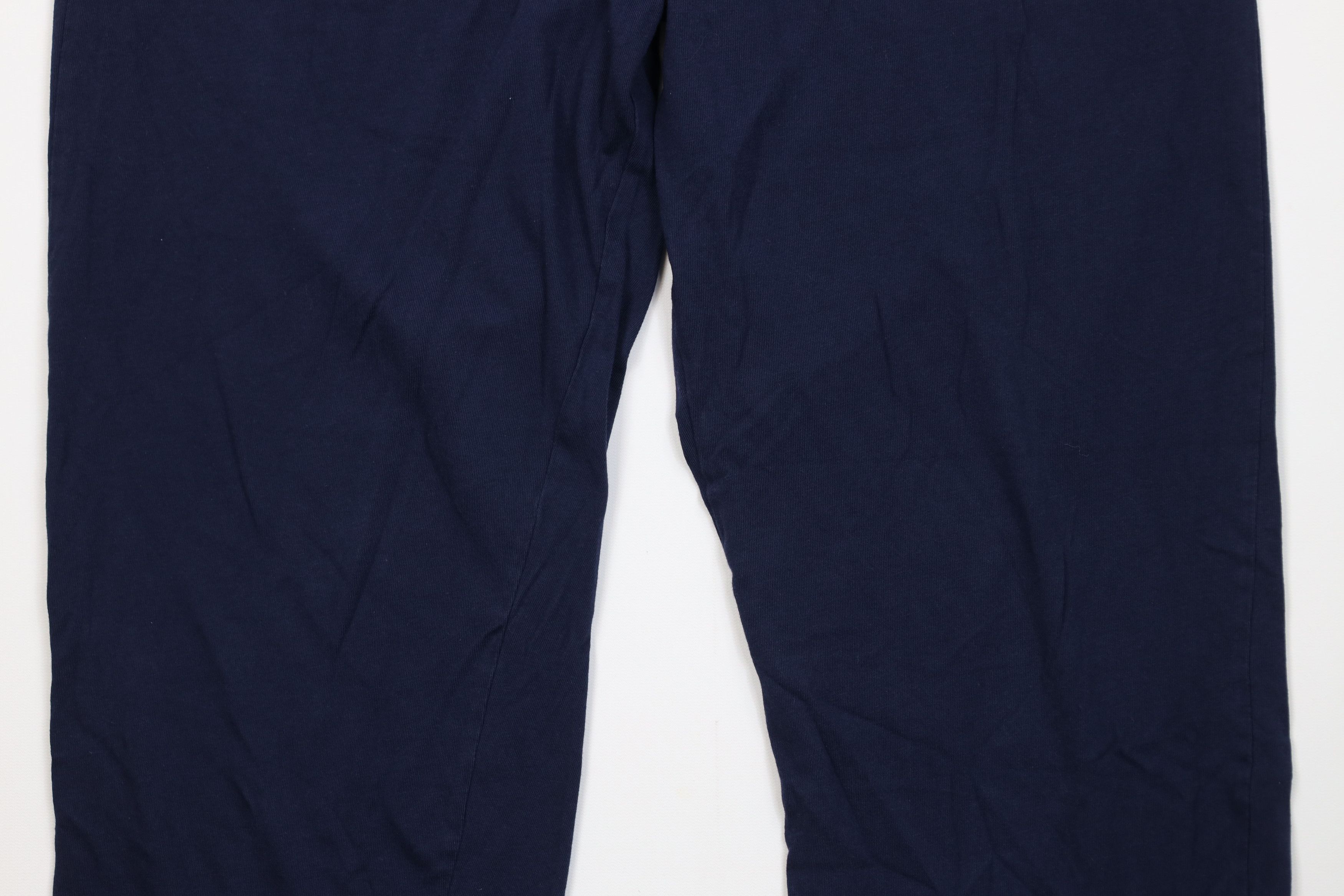 Polo Ralph Lauren Vintage Y2K Ralph Lauren Wide Leg Pajama Pants Navy Blue Size US 38 / EU 54 - 3 Thumbnail