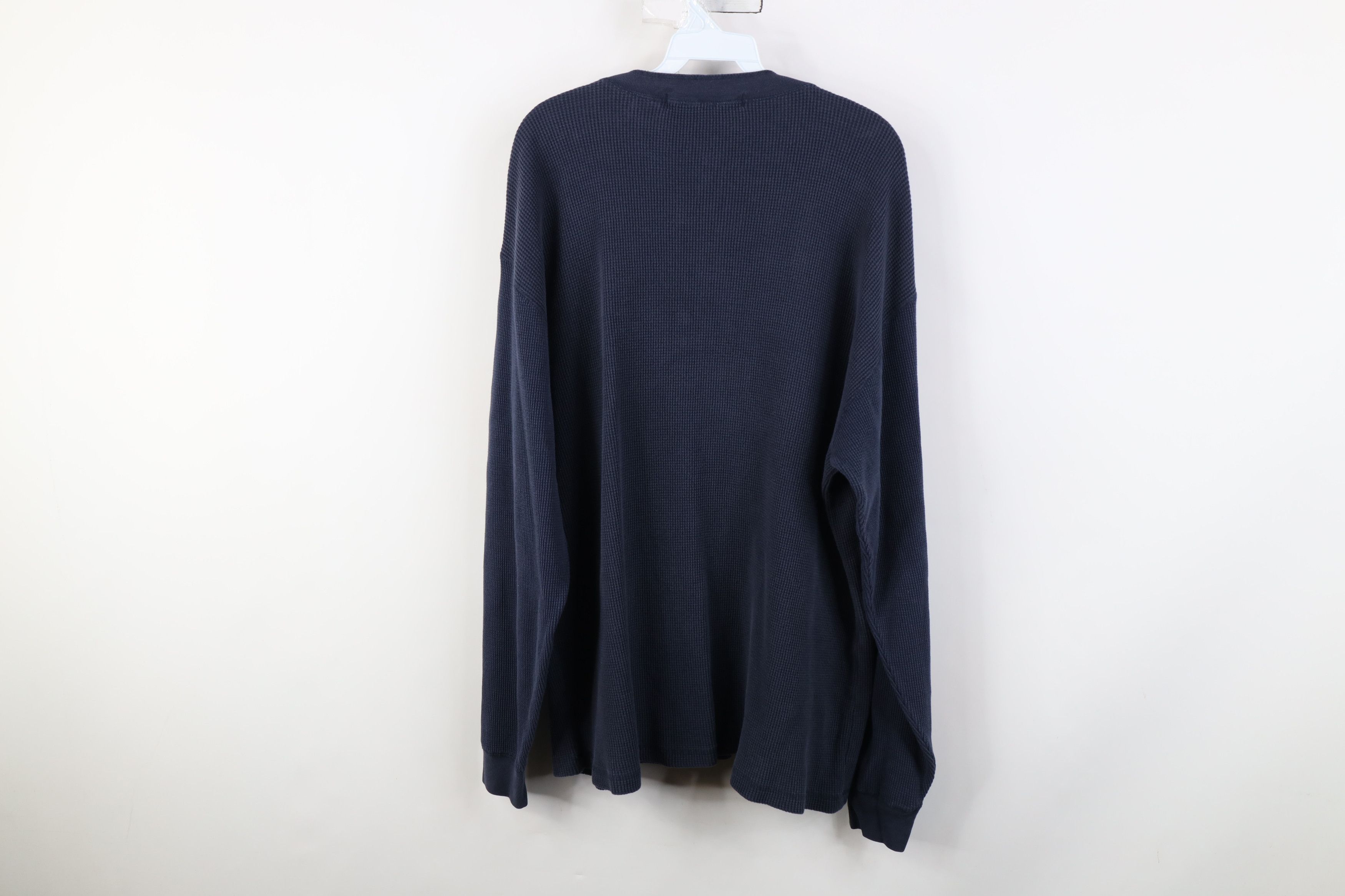 Vintage Vintage 90s Streetwear Knit Long Sleeve Henley T-Shirt Size US XL / EU 56 / 4 - 11 Thumbnail