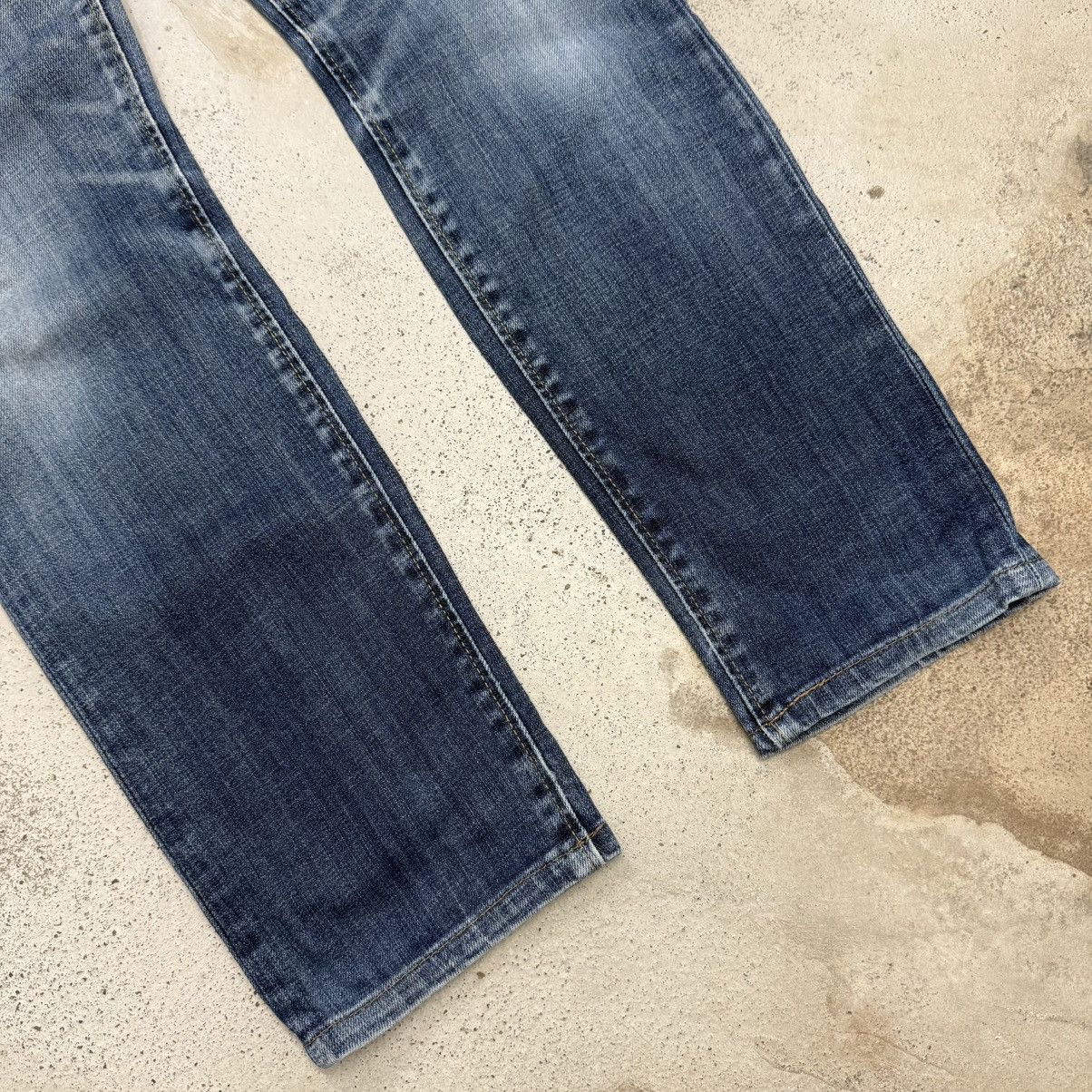 Other Lady Wrangler Whisker Distressed Denim Pants Size 29" - 5 Thumbnail