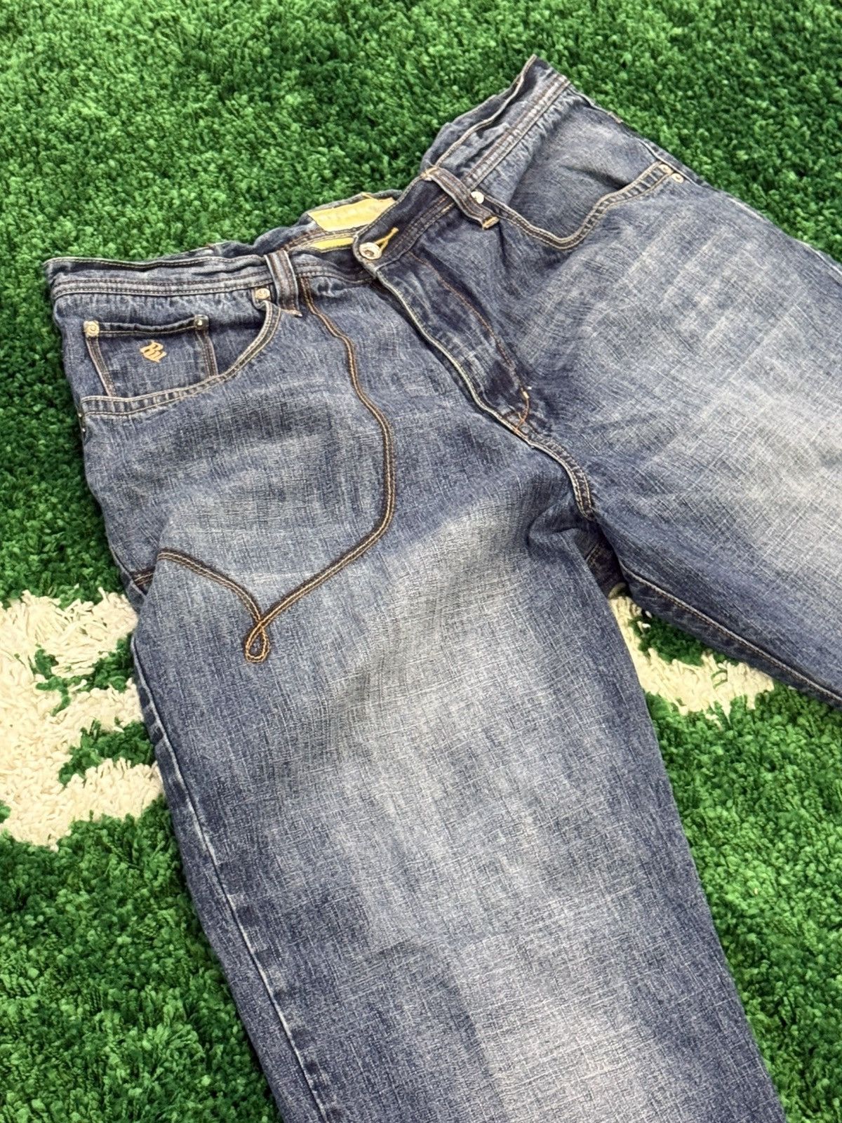 Rocawear Rare Baggy Y2k Rocawear Embroidered R Denim Jeans 38 Size US 38 / EU 54 - 4 Thumbnail