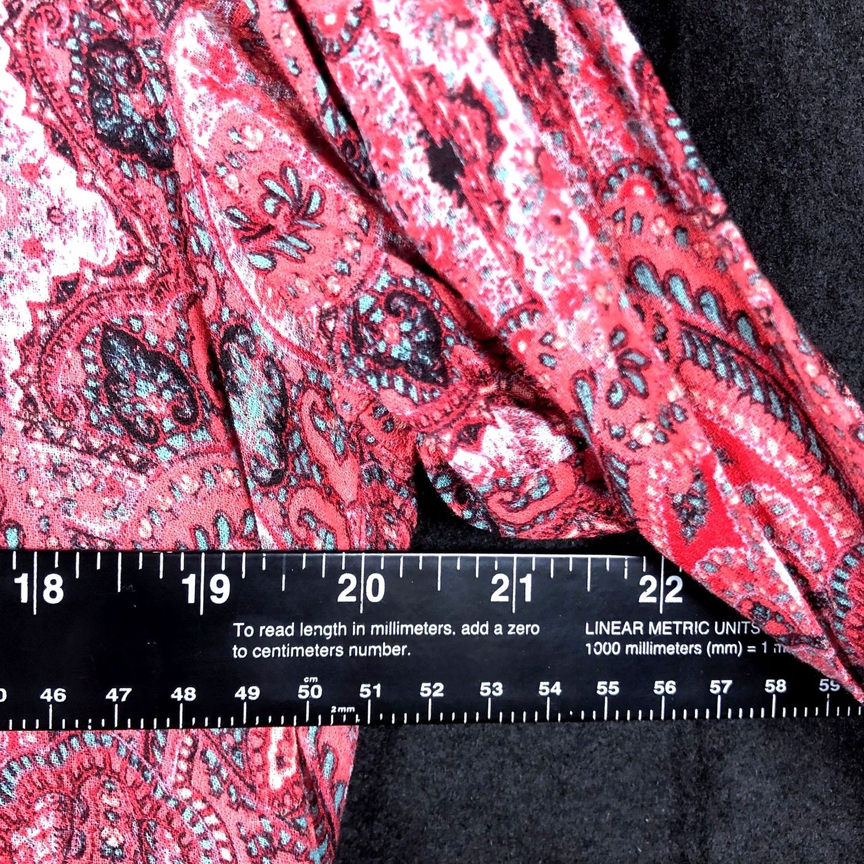 Lucky Brand Lucky Brand Blouse Womens Red Pink V-Neck Front Tie Long Sleeve Large XS- XXL? Size L / US 10 / IT 46 - 7 Thumbnail