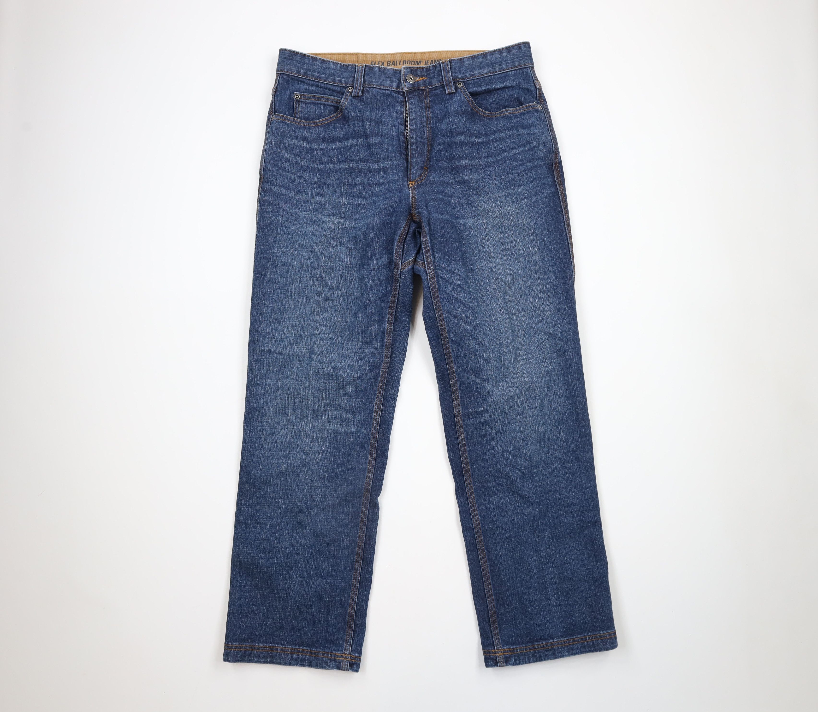 Duluth Trading Company × Vintage Duluth Trading Co Fire Hose Relaxed Fit 5 Pocket Jeans Size US 35 - 1 Thumbnail