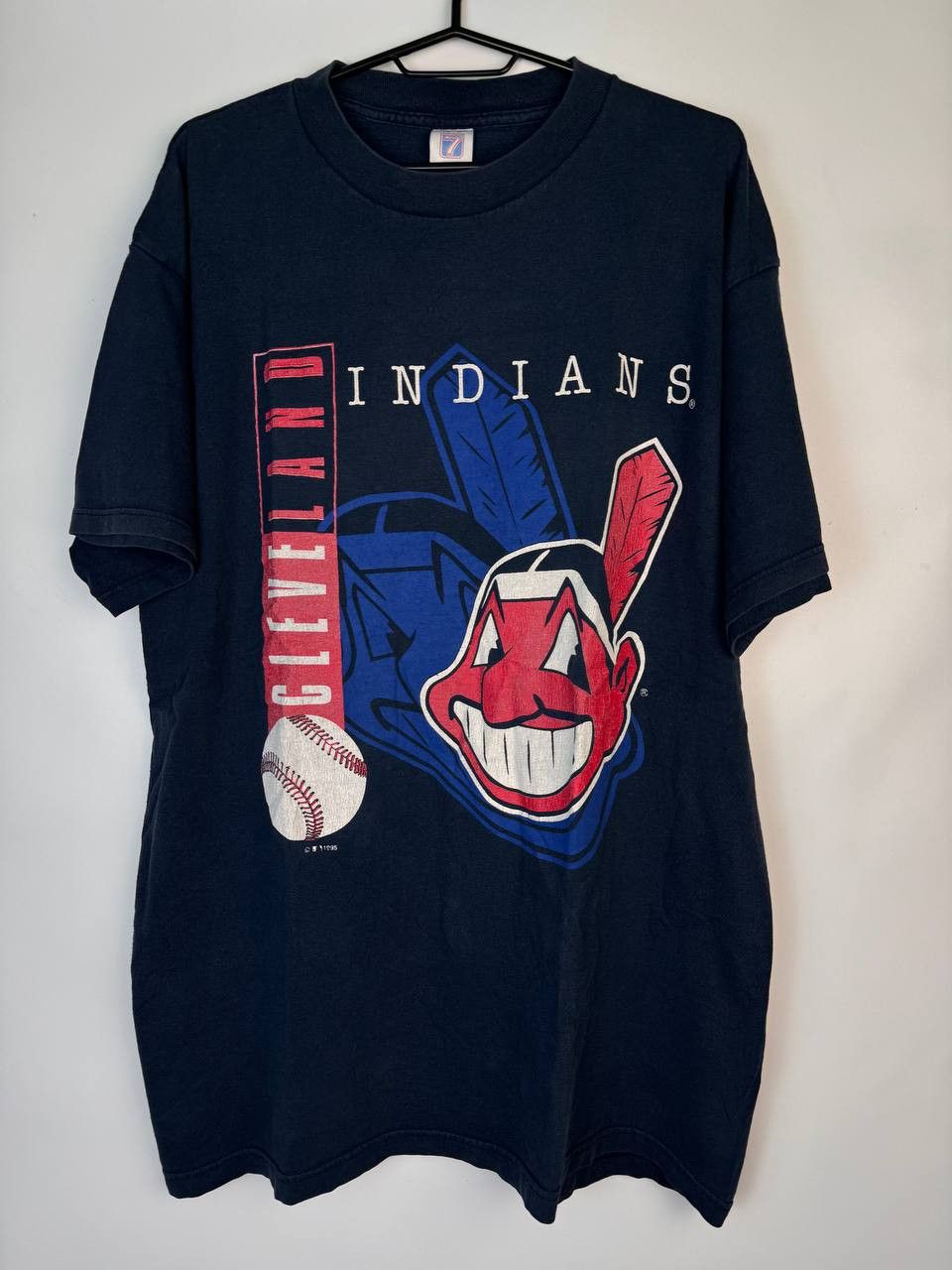 MLB Vintage 1995 Cleveland Indians Wahoo MLB Baseball Size US XL / EU 56 / 4 - 1 Thumbnail