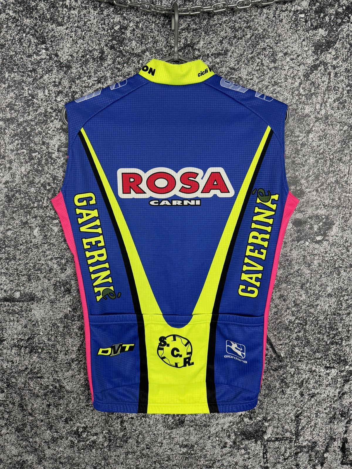 Vintage Giordana Cycling Vest Meta Caverina Rosa Carni Italy Size S Size US S / EU 44-46 / 1 - 9 Thumbnail