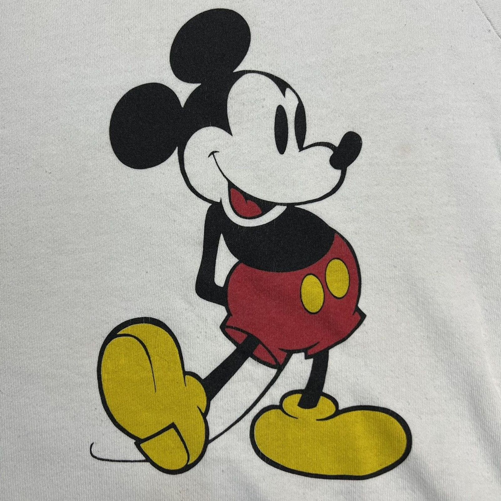 Disney × Mickey Mouse × Vintage Vintage 90s Disney Mickey Mouse Sweatshirt Movie Pullover Size US M / EU 48-50 / 2 - 2 Thumbnail