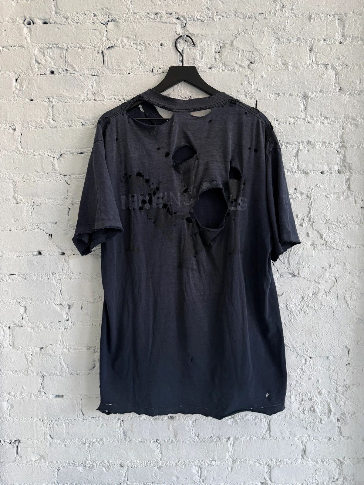 Vintage 1990s Nine Inch Nails Thrashed Tee Size US XL / EU 56 / 4 - 3 Thumbnail