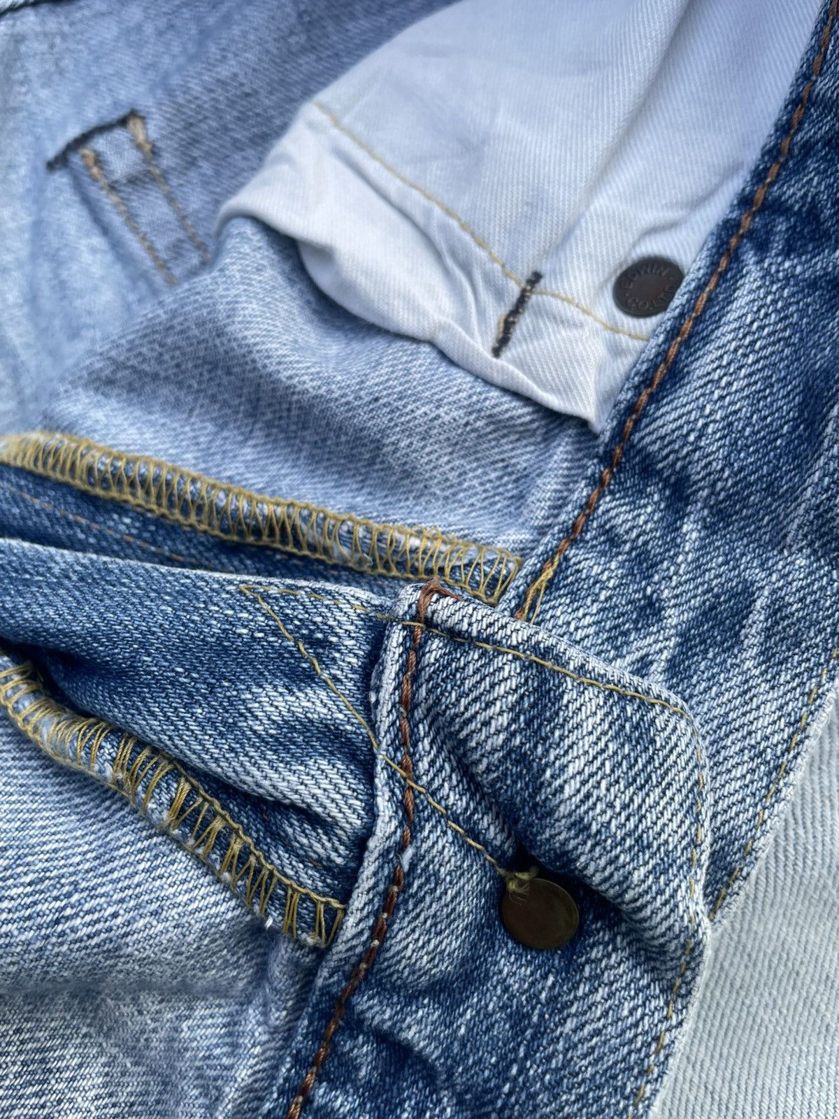 Edwin Vintage Edwin 505ZX Selvedge Distresed Jeans Size US 36 / EU 52 - 23 Thumbnail