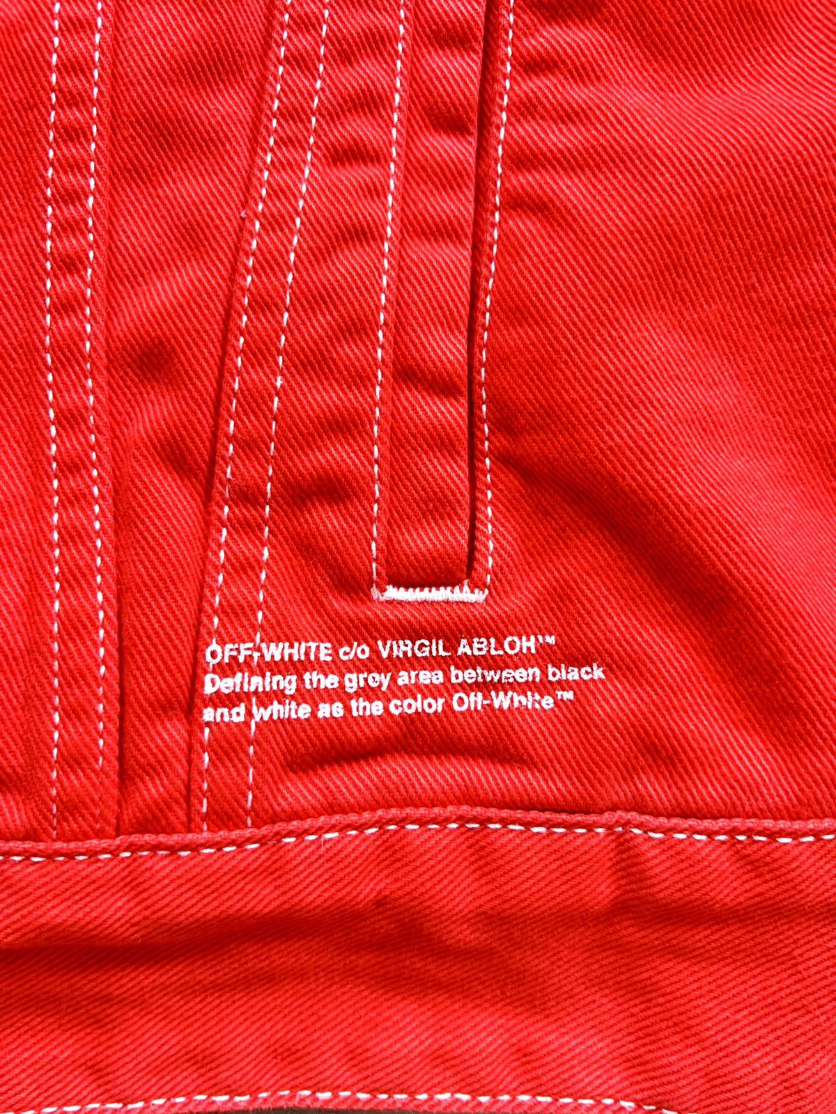 Off-White x Virgil Abloh “Flaming Skulls” Denim Jacket
