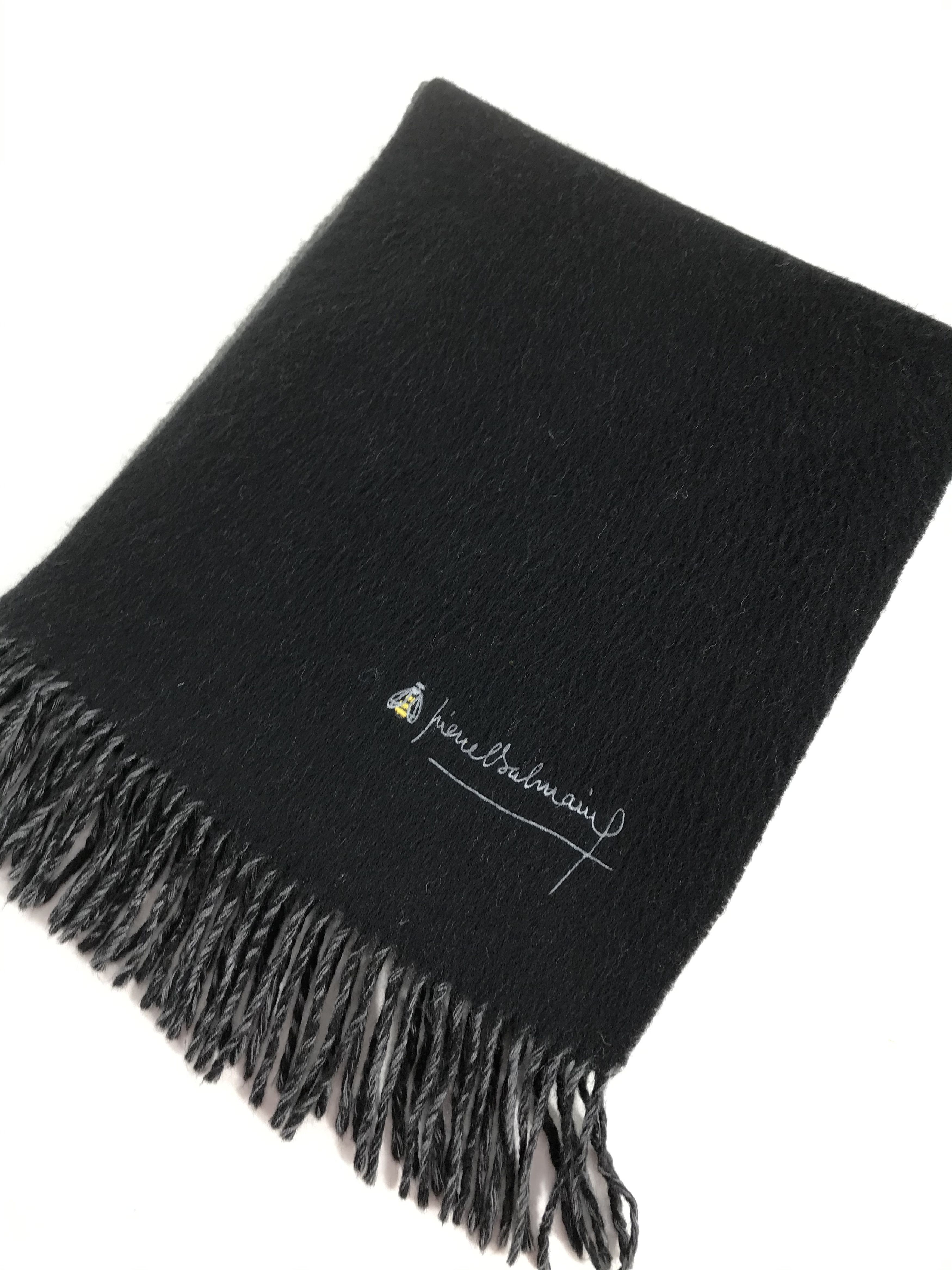 Pierre Balmain Pierre Balmain Wool Scarf Muffler V509 Size ONE SIZE - 3 Thumbnail