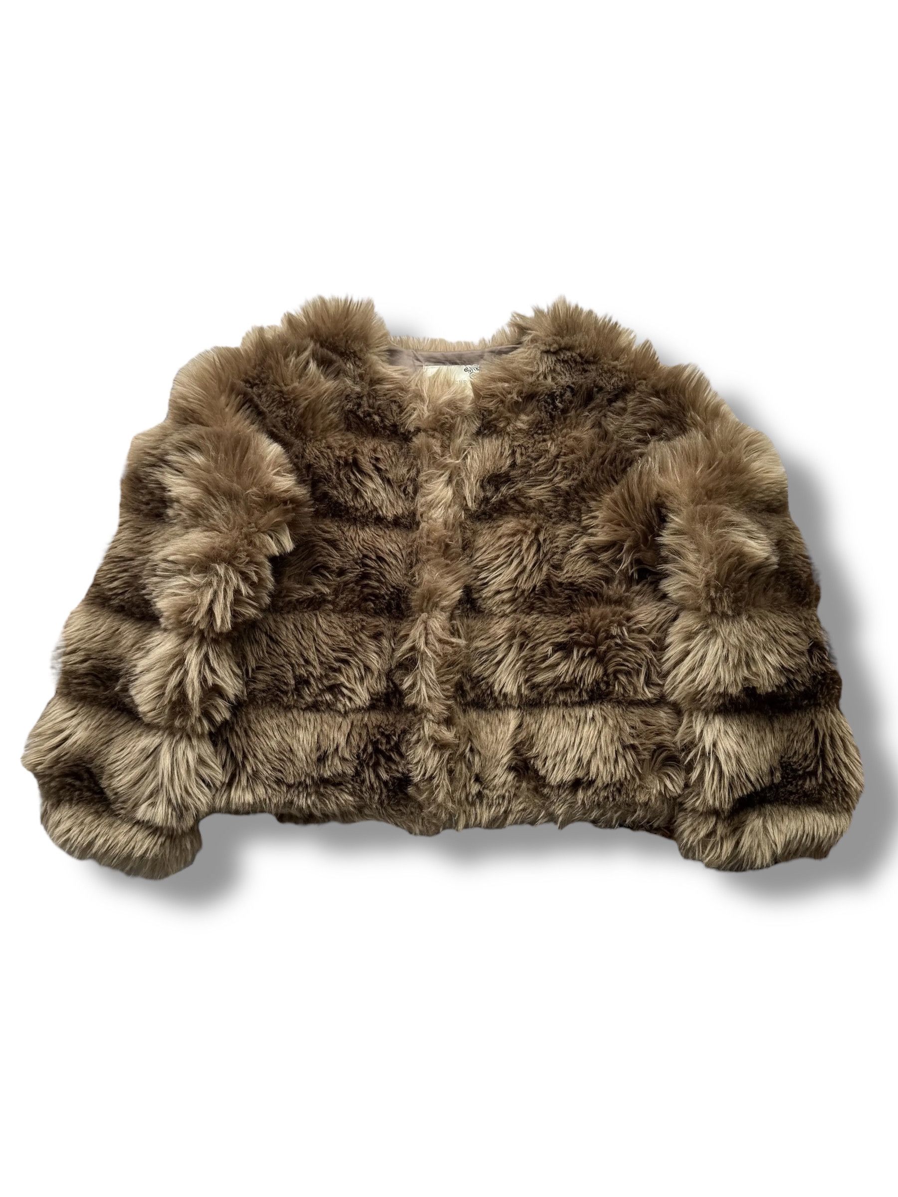 Vintage Y2K Faux Fur Jacket(V357) Size S / US 4 / IT 40 - 1 Thumbnail