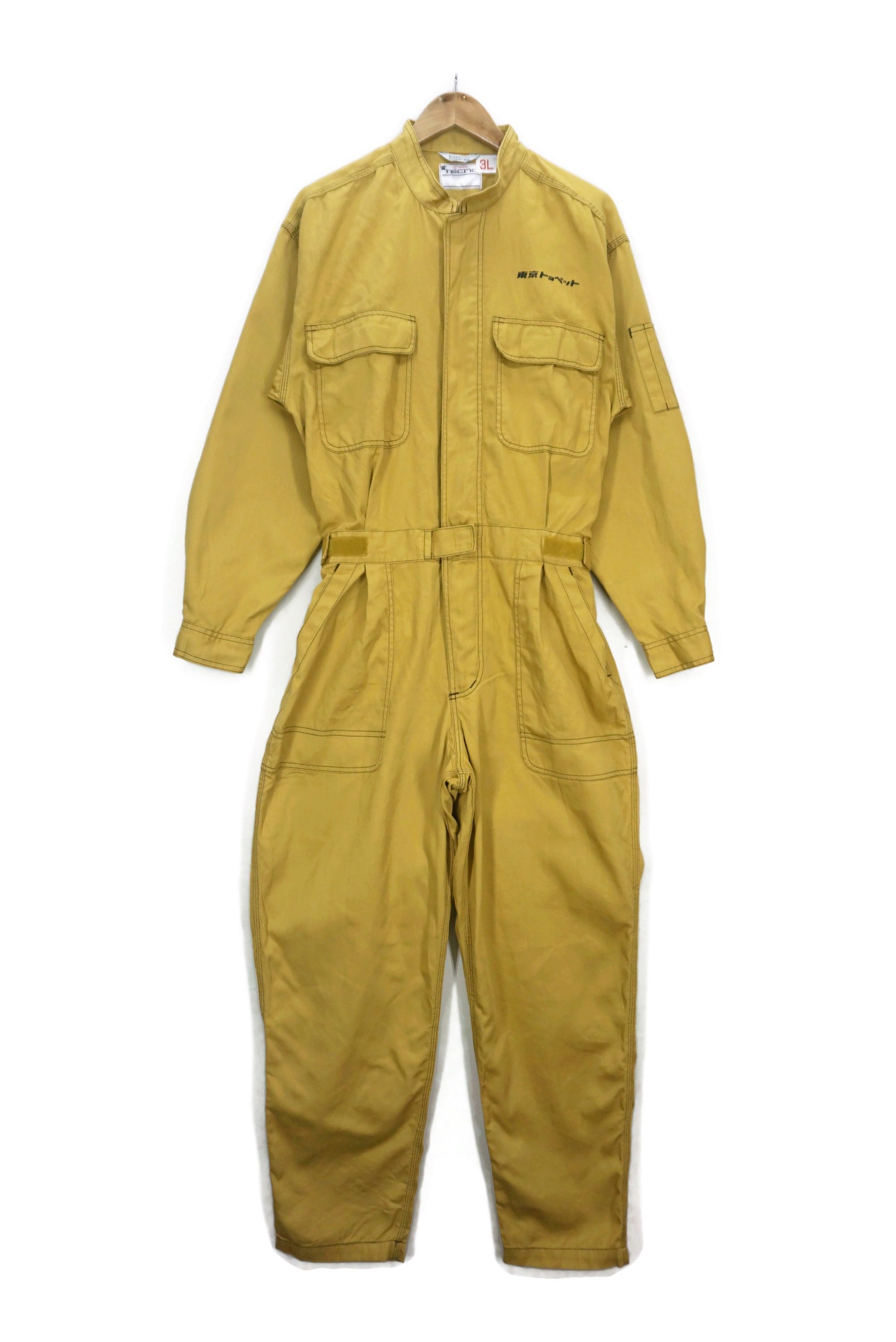Japanese Brand Vintage Toyota Tecno Mechanics Coveralls Japanese Workwear Size US 32 / EU 48 - 2 Thumbnail