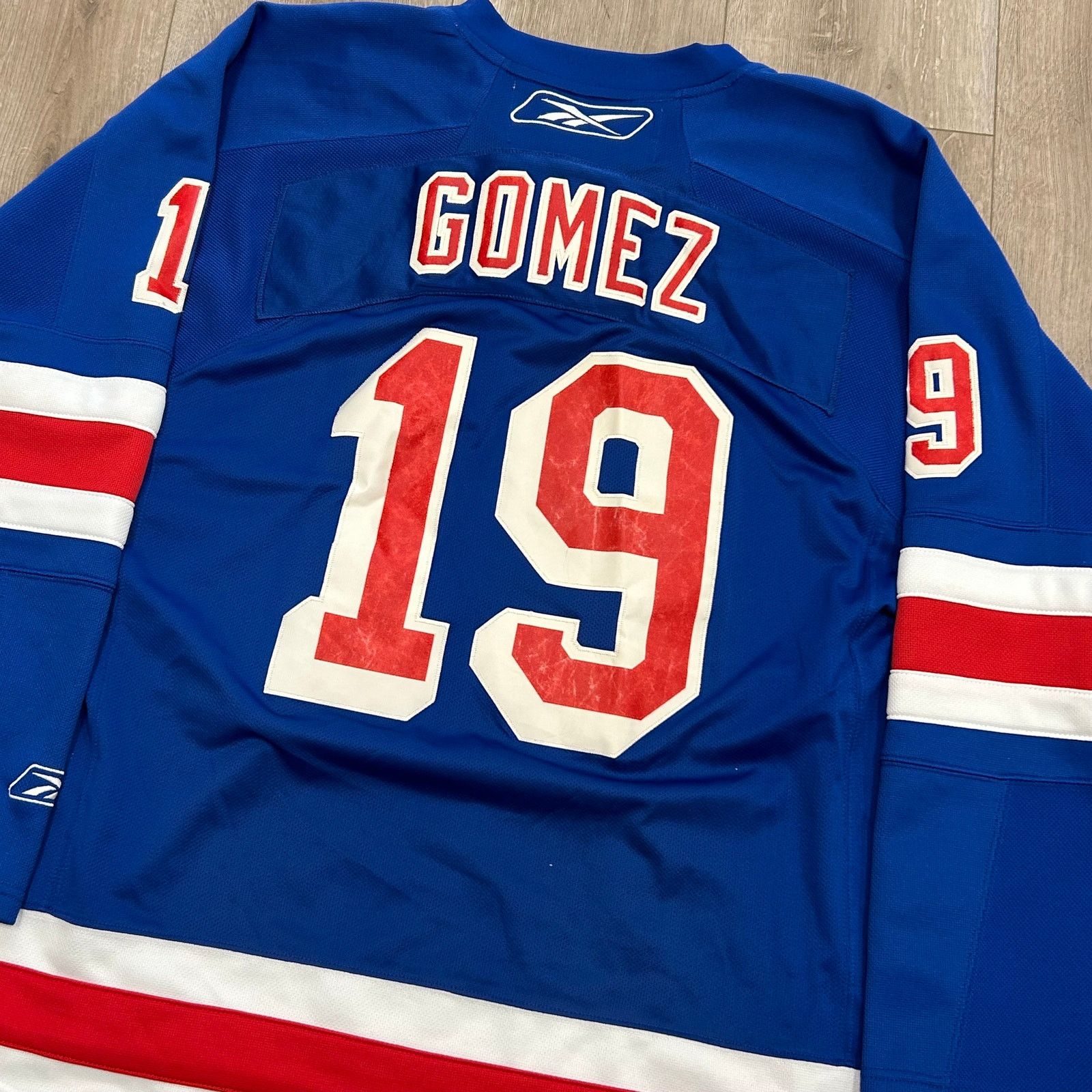 Reebok NEW YORK RANGERS GOMEZ Blue #19 NHL Hockey JERSEY size XL B9 Size US XL / EU 56 / 4 - 9 Thumbnail