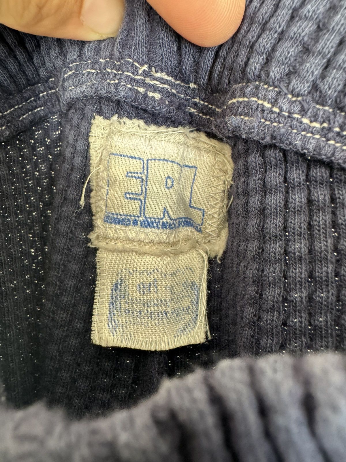 ERL ERL Navy California Waffle Pant Large Size US 34 / EU 50 - 8 Thumbnail