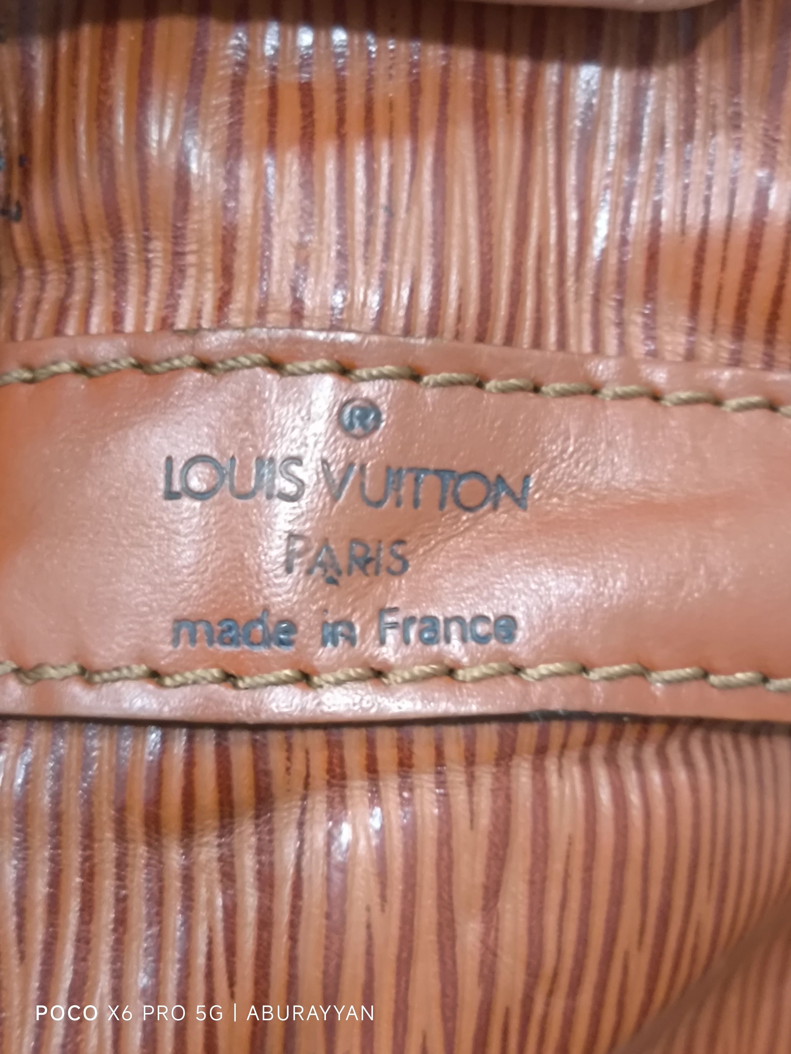 Louis Vuitton Louis Vuitton Brown Epi Leather Petit Noe Shoulder Bag Size ONE SIZE - 8 Thumbnail