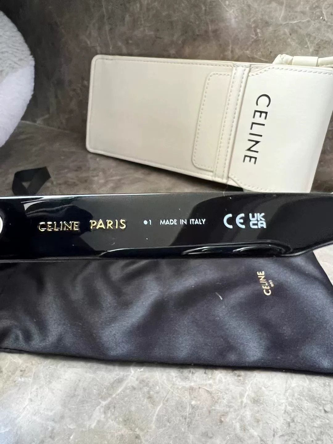 Celine Celine Oval Classic Sunglasses Size ONE SIZE - 3 Thumbnail