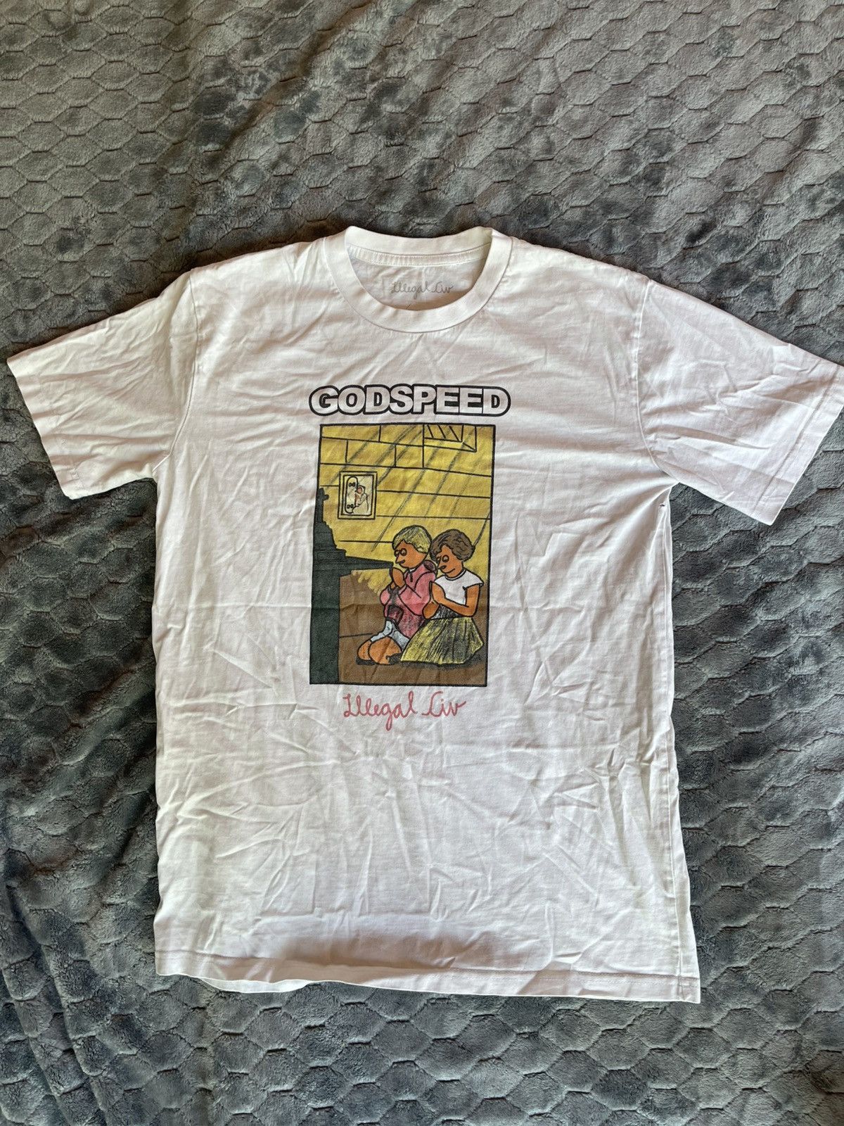 Illegal Civilization Illegal Civilization Godspeed T-Shirt White Size US M / EU 48-50 / 2 - 1 Thumbnail