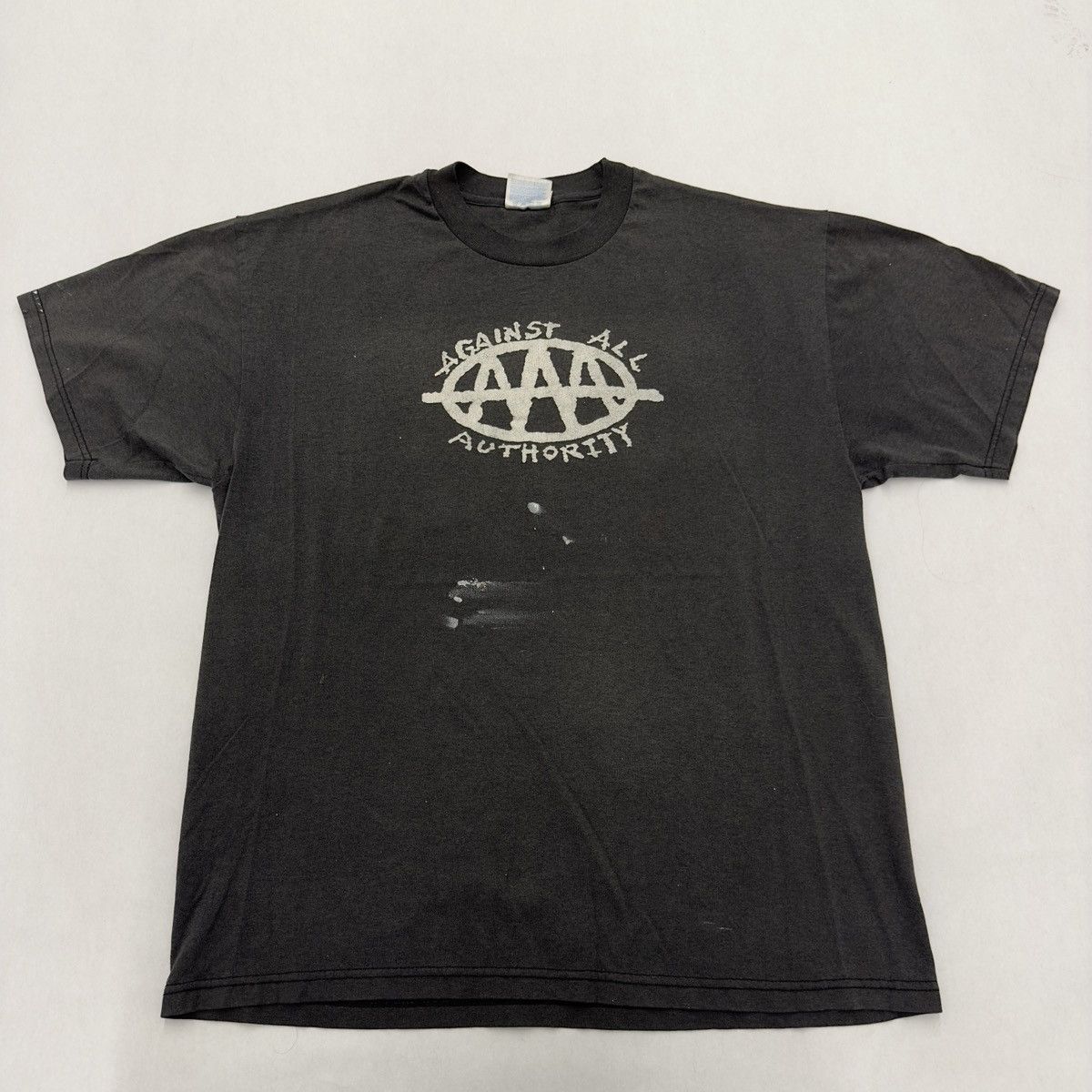 Band Tees × Hanes × Vintage Vintage Against All Authority tee Size US L / EU 52-54 / 3 - 2 Thumbnail