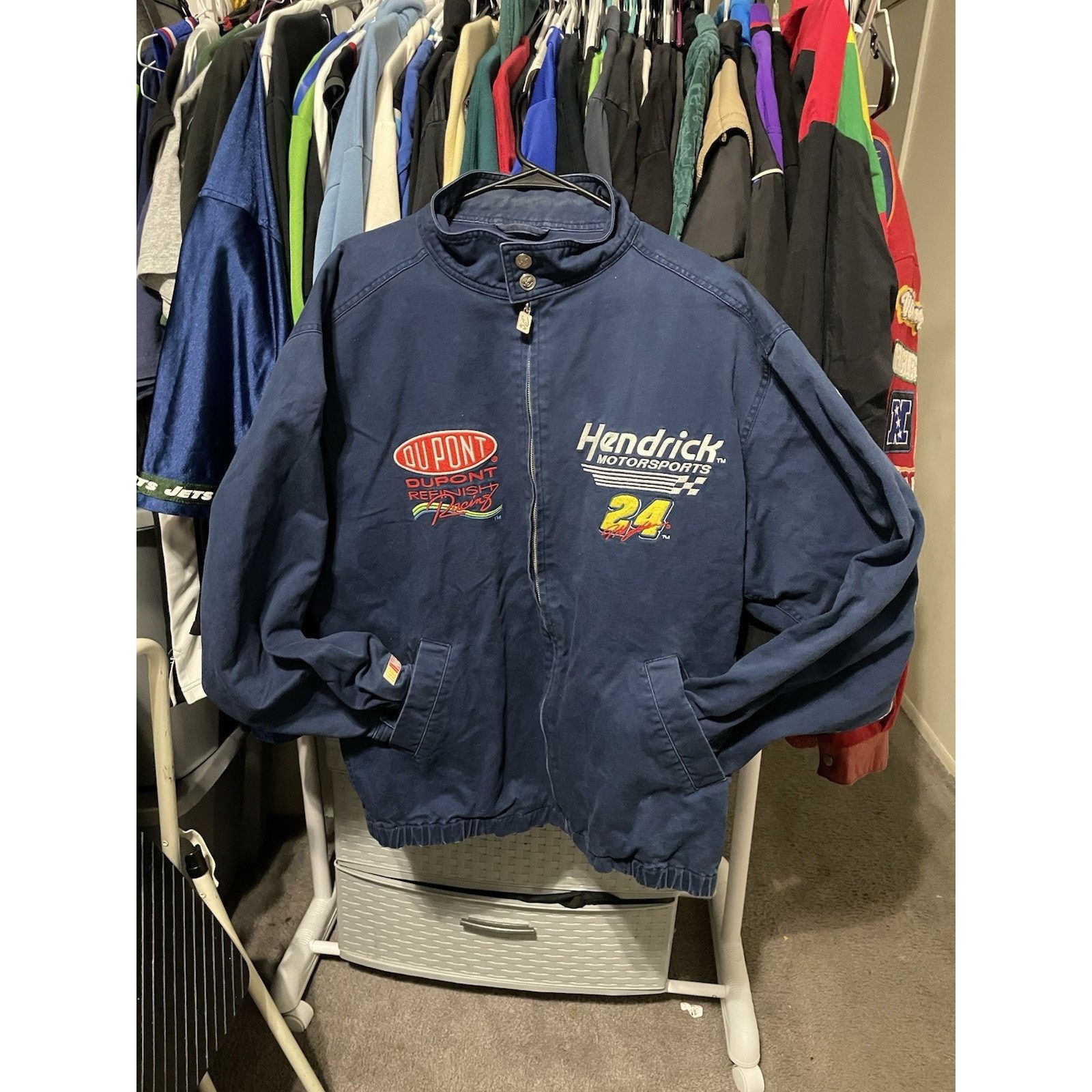 Chase Authentics Size L-VTG Chase Authentics Jeff Gordon Nascar Jacket Navy Size US L / EU 52-54 / 3 - 1 Thumbnail