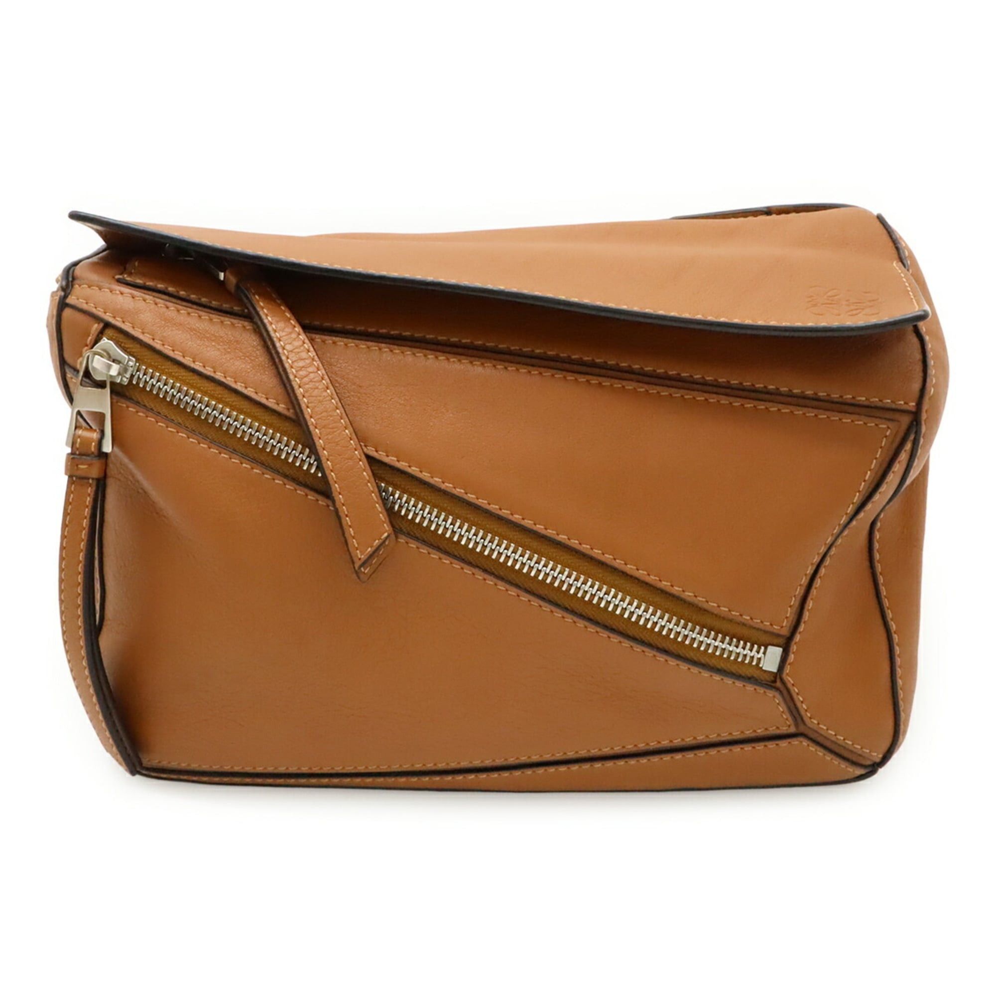 Loewe LOEWE Puzzle Bum Bag Mini Body Shoulder Waist Leather Brown B510U89X02 Size ONE SIZE - 1 Thumbnail
