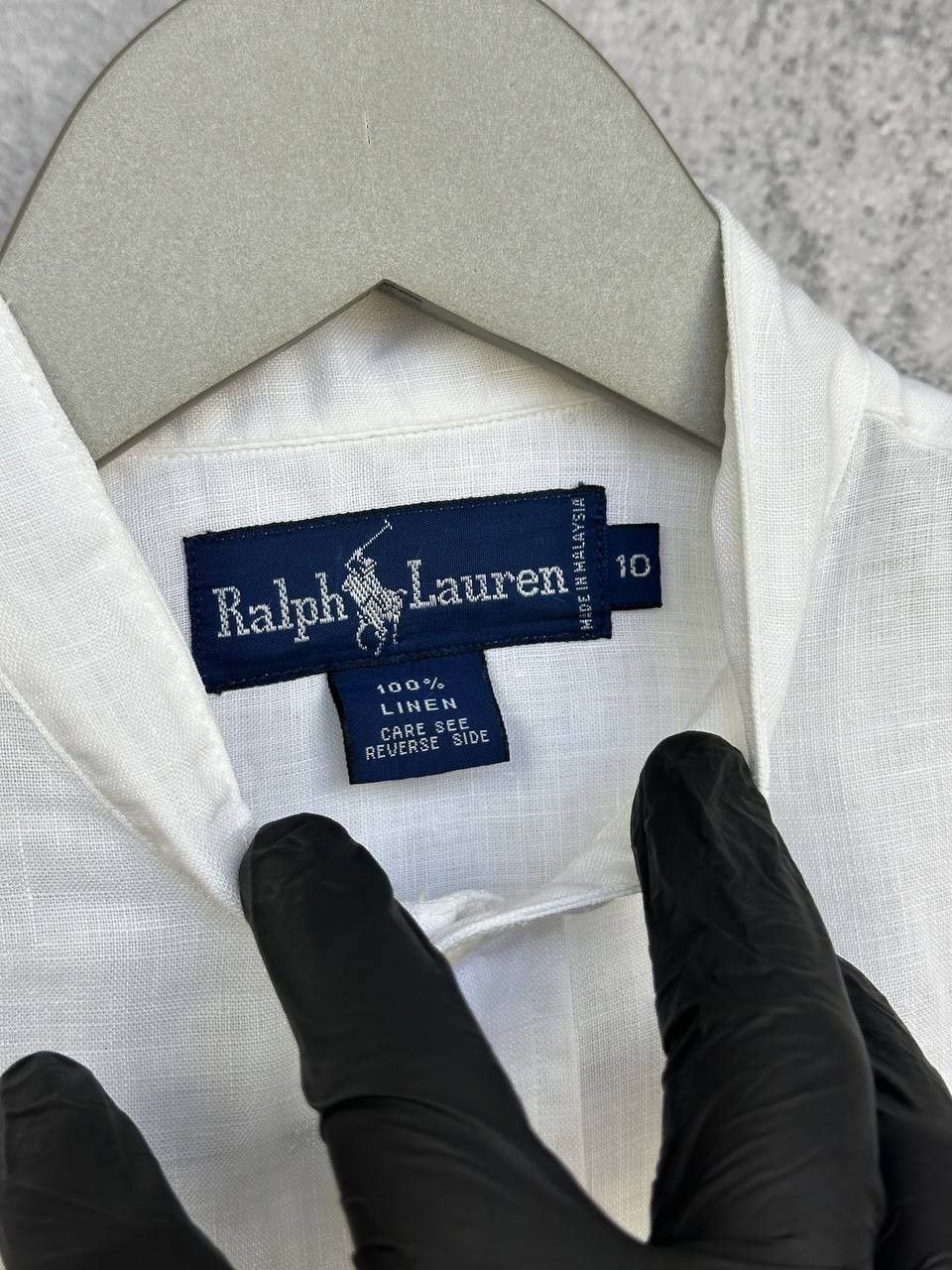 Ralph Lauren Ralph Lauren Vintage 100% Linen 3/4 Crop Shirt Button Up Size M / US 6-8 / IT 42-44 - 11 Thumbnail