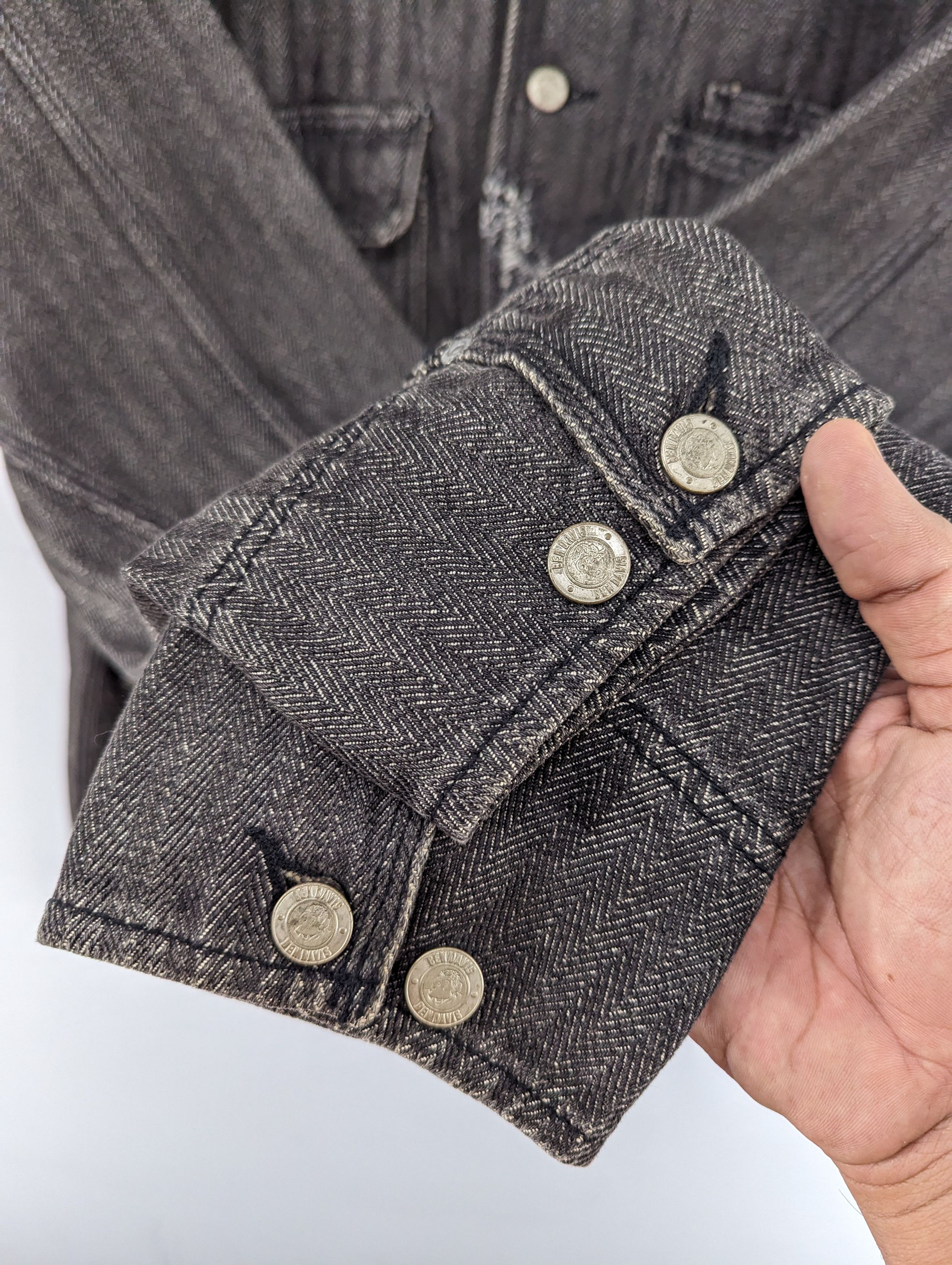 Ben Davis Vintage Ben Davis Distressed Herringbone Chore Jacket Size US L / EU 52-54 / 3 - 10 Thumbnail