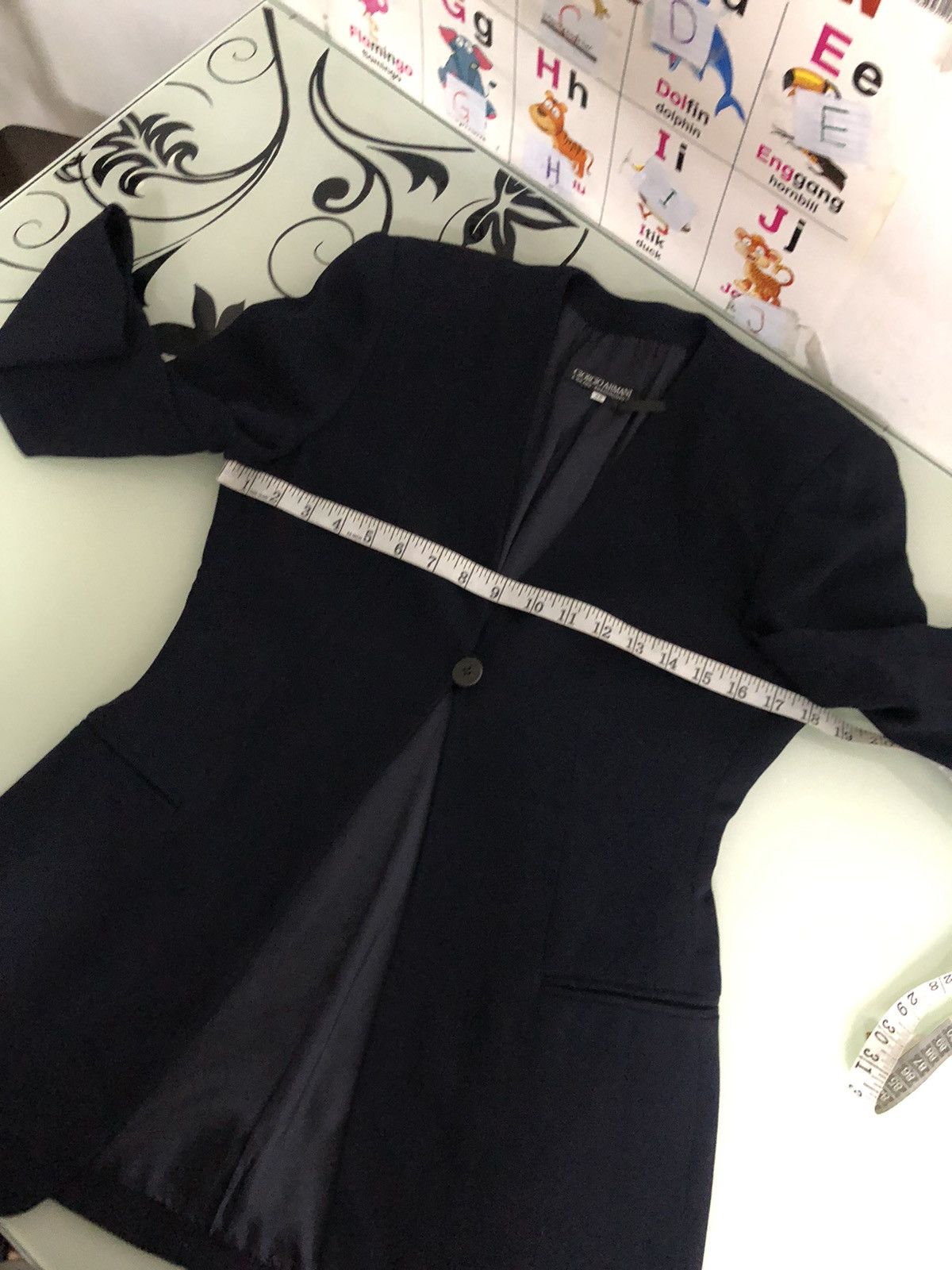 Giorgio Armani Giorgio Armani Single Breasted Blazer Jacket Blue Size XS / US 0-2 / IT 36-38 - 16 Thumbnail