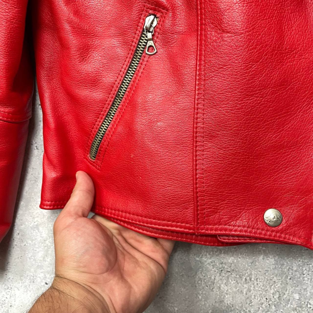 Vintage Vintage 70s 80s Furygan Motorcycle Leather Jacket Women’s 42 Size M / US 6-8 / IT 42-44 - 7 Thumbnail
