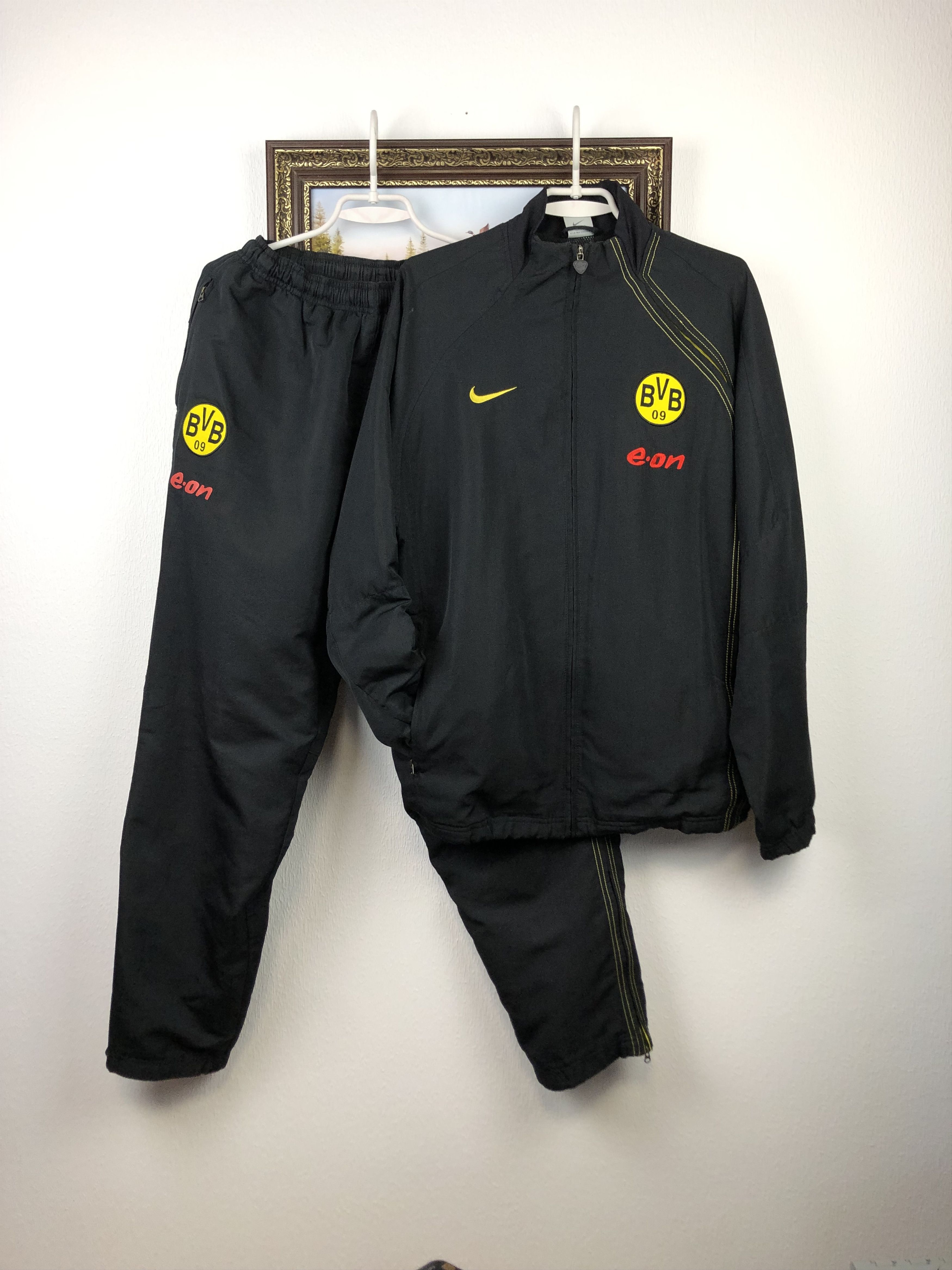 Vintage Borussia Dortmund BVB Football Suit Jacket Pants