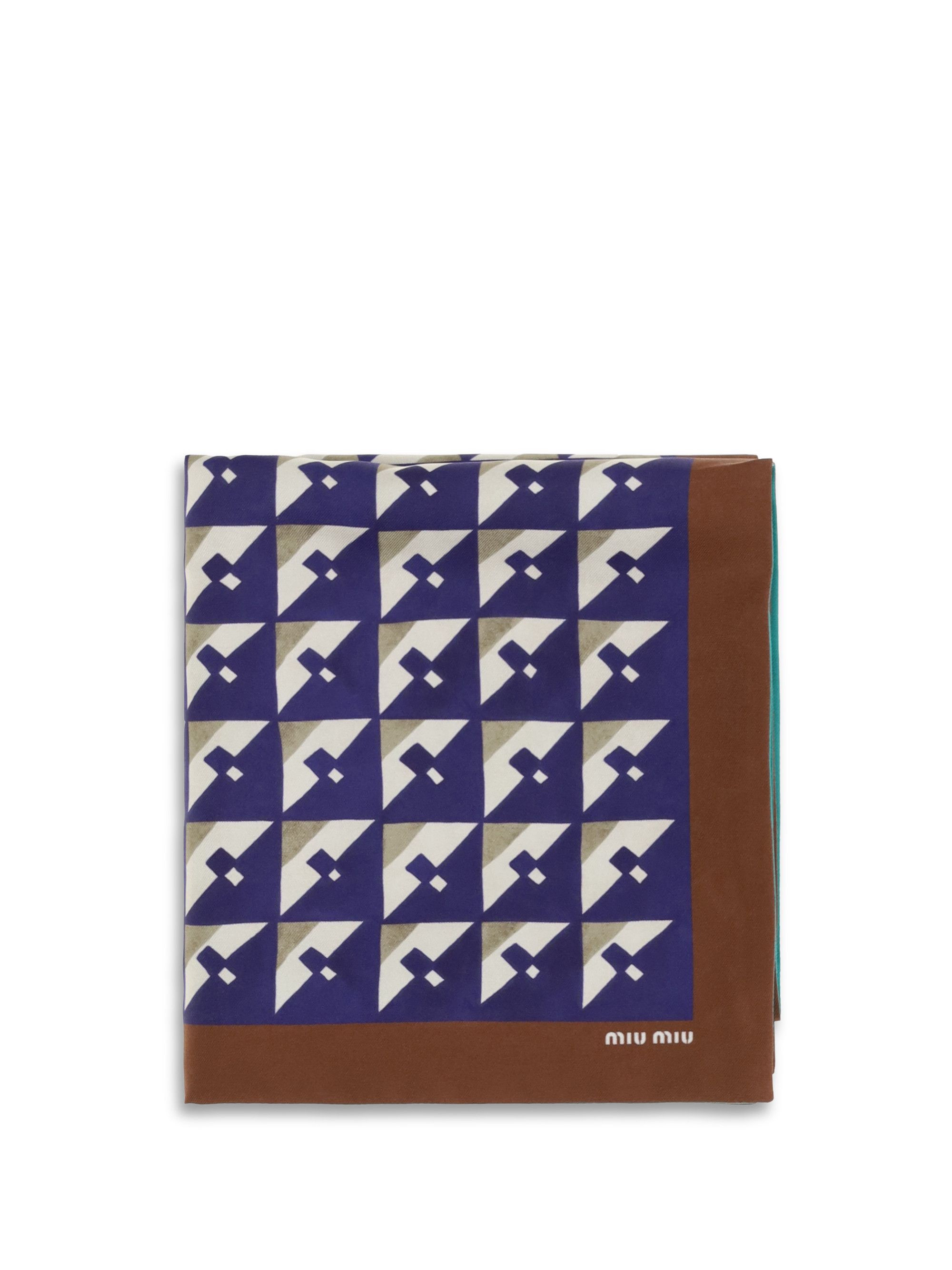 Miu Miu Geometric print Scarf Size ONE SIZE - 1 Thumbnail