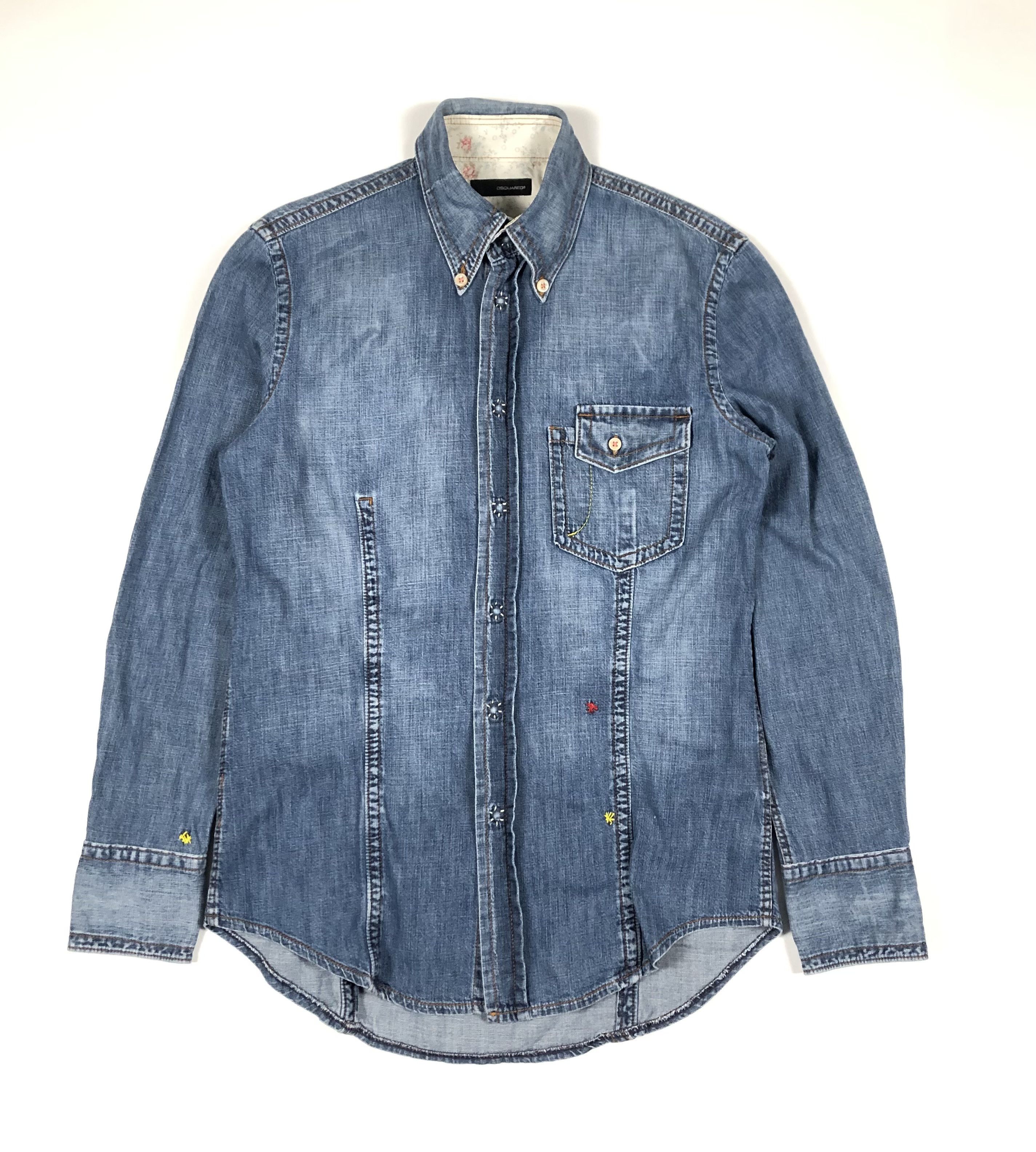 Dsquared2 Dsquared2 Denim Shirt Size US M / EU 48-50 / 2 - 1 Thumbnail