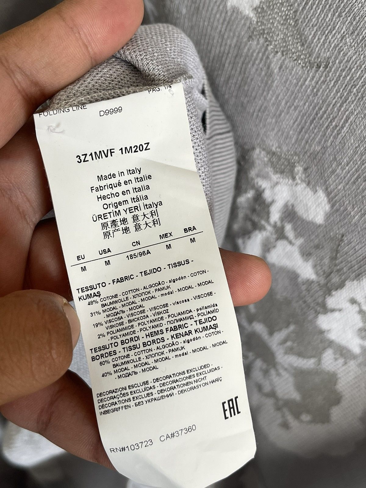 Emporio Armani Emporio Armani Knit Sweater Floral Pattern Size US M / EU 48-50 / 2 - 5 Thumbnail