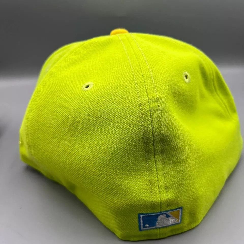New Era Milwaukee Brewers Hat Men 7 1/2 59Fifty New Era Fitted Cap Size ONE SIZE - 6 Thumbnail