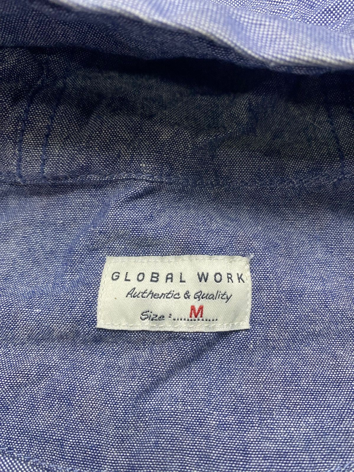 Global Work VINTAGE GLOBAL WORK JACKET HALF ZIPPER HOODIE Size US M / EU 48-50 / 2 - 8 Thumbnail