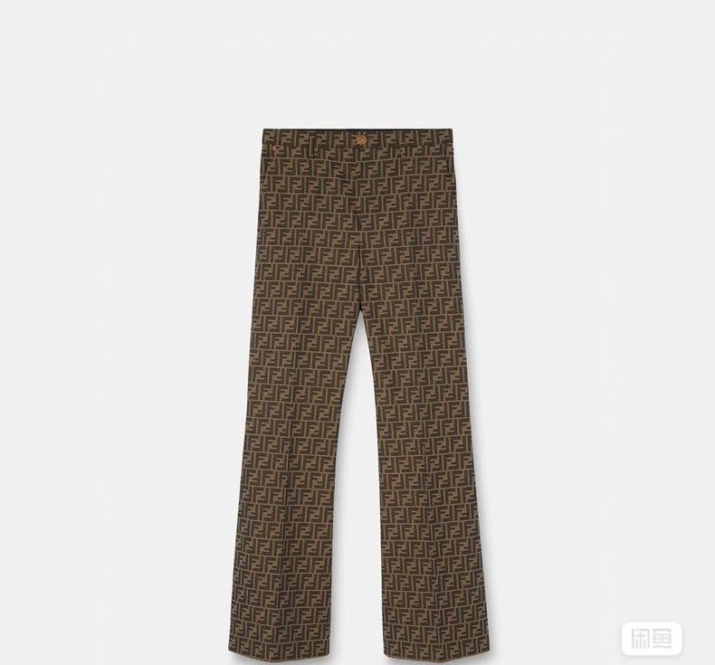 Versace Versace Casual wide-leg pants Size US 32 / EU 48 - 1 Thumbnail