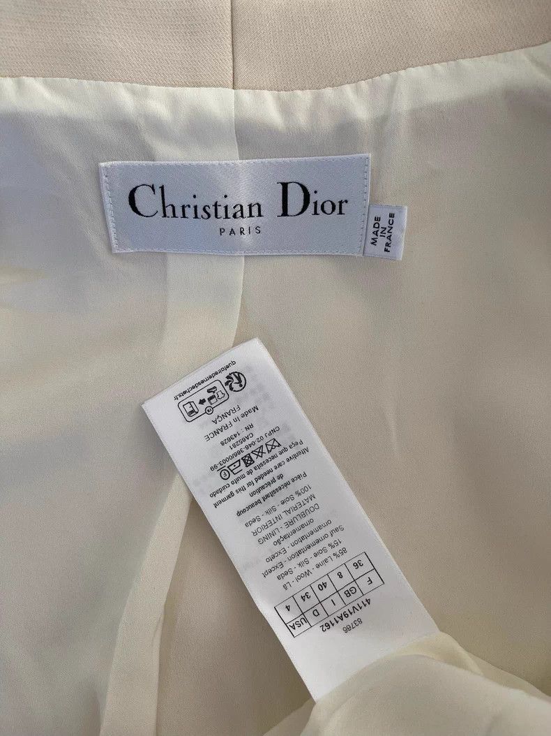 Dior Dior New Chinese-style white coat Size XS / US 0-2 / IT 36-38 - 3 Thumbnail