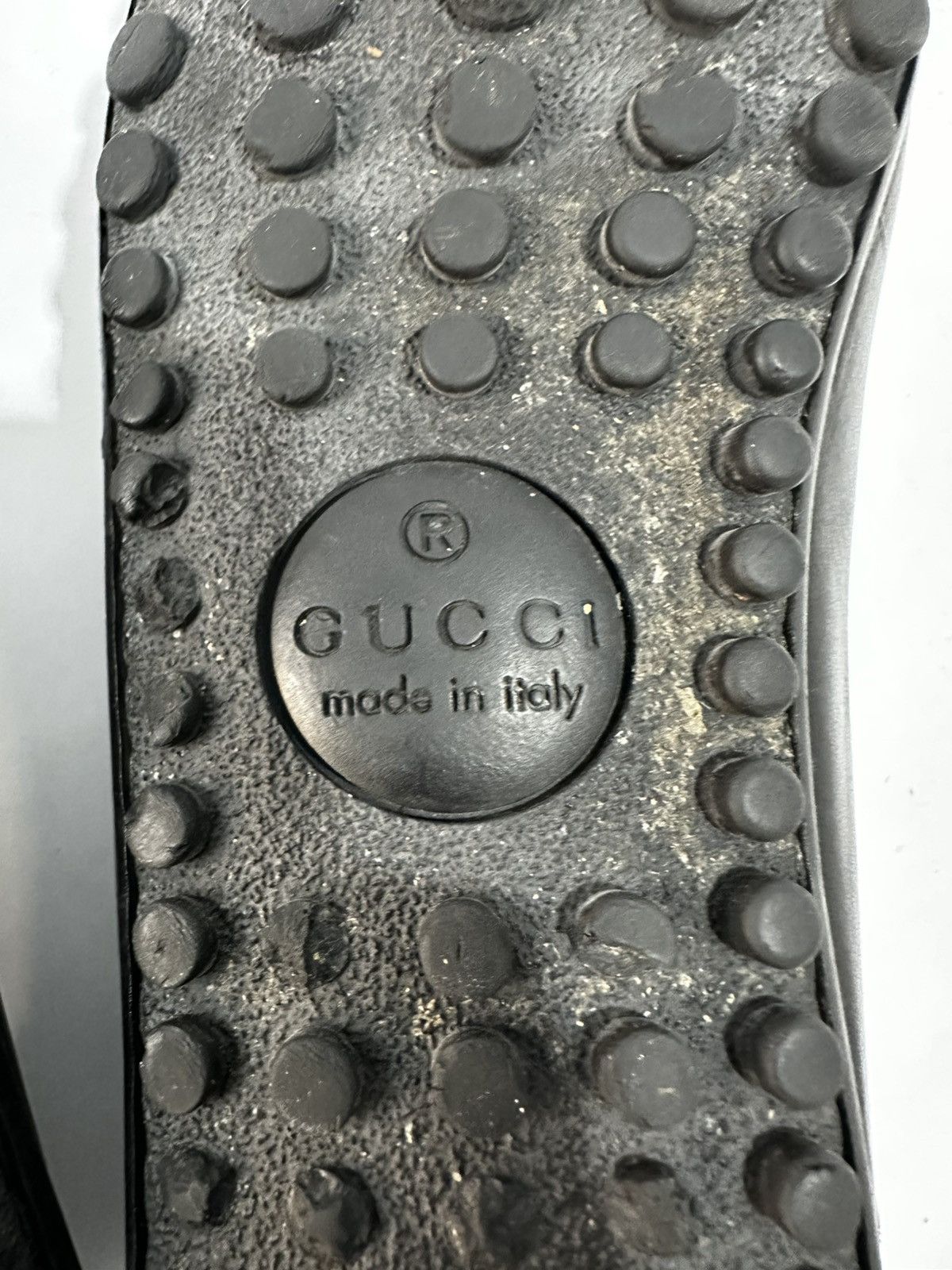 Gucci Gucci Monogram Black Leather Penny Loafers . Size US 8 / EU 41 - 9 Thumbnail