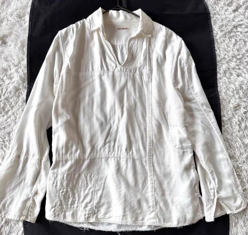 Kapital Kapital Patchwork Big Pocket Top - dmc Size US XXS / EU 40 - 1 Thumbnail