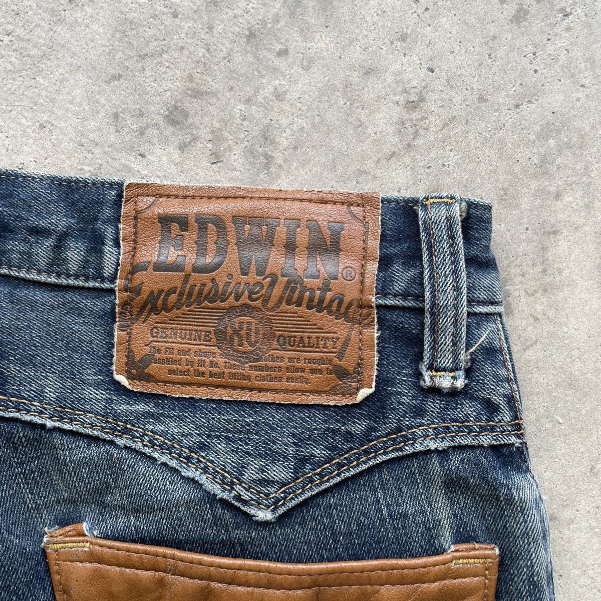 Edwin Vintage Edwin Distressed Faded Ripped Jeans Denim Pants Size US 29 - 10 Thumbnail