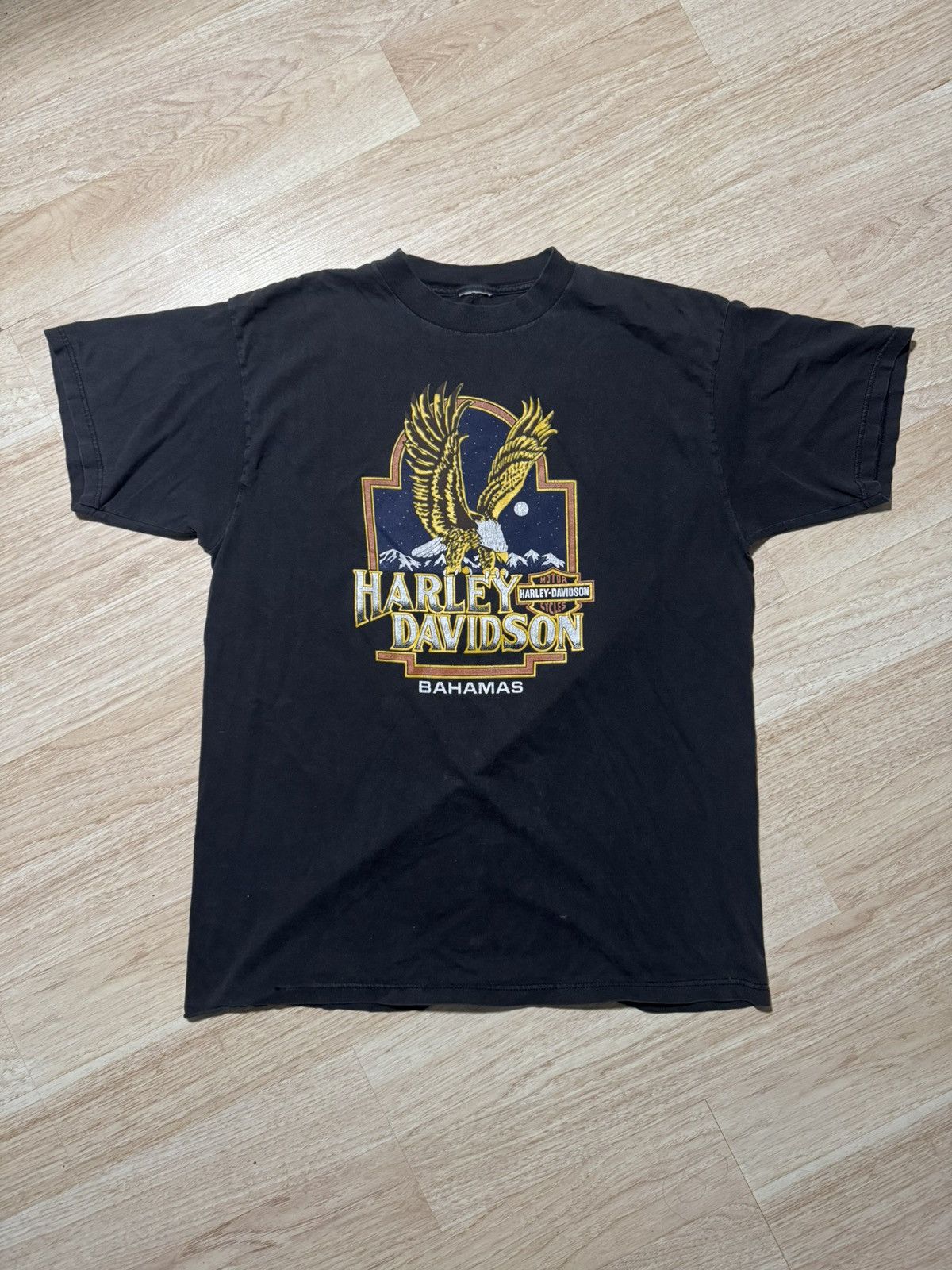 Harley Davidson Vintage 90s Harley Davidson Tee Size US L / EU 52-54 / 3 - 1 Thumbnail
