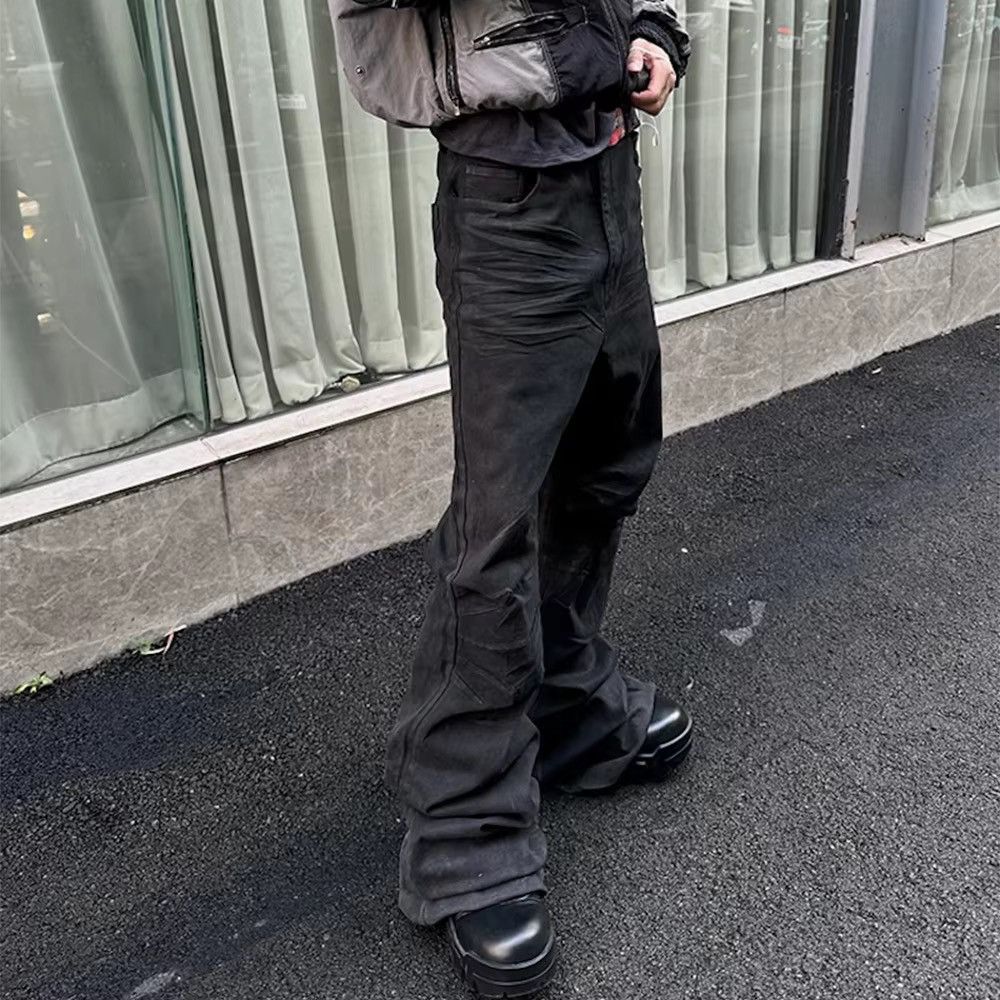 パンツ flare bondage pants h.naoto y2k archive Other H. Naoto Anarchyism Crust Patchwork Waxed Bondage Pants