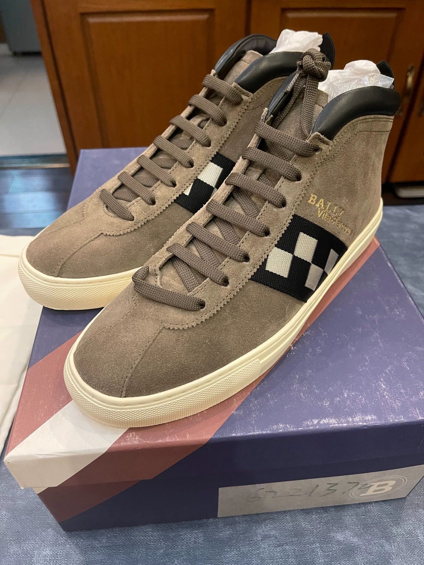 Bally Bally Mid-Top Casual Shoes Suede Calfskin/Canvas 43 Size US 10 / EU 43 - 1 Thumbnail
