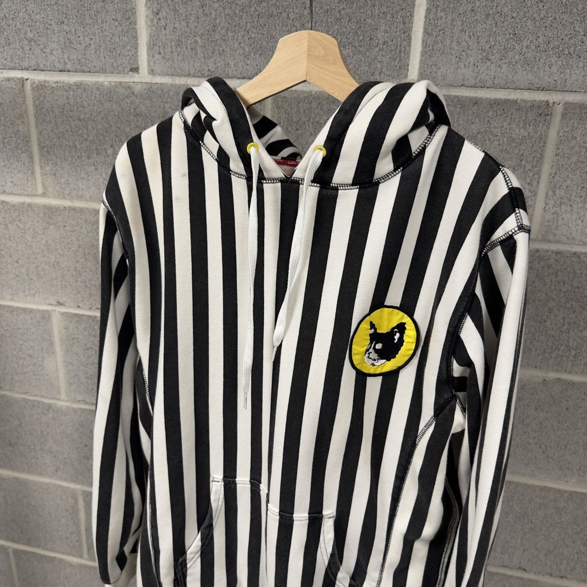 Golf Wang 2014 Kill Cat Flog Gnaw Striped Hoodie Black White Size US L / EU 52-54 / 3 - 10 Thumbnail