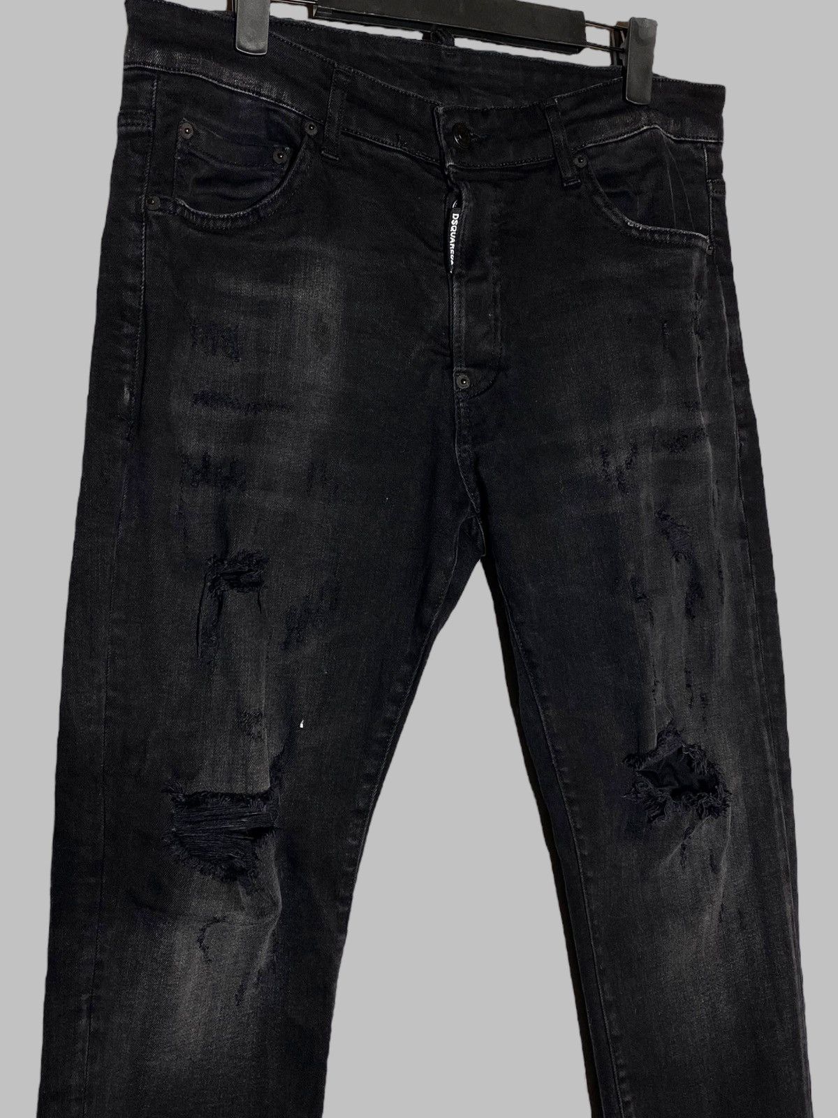 Dsquared2 Dsquared2 Washed Denim Jeans Y2K Distressed Style Size US 34 / EU 50 - 3 Thumbnail