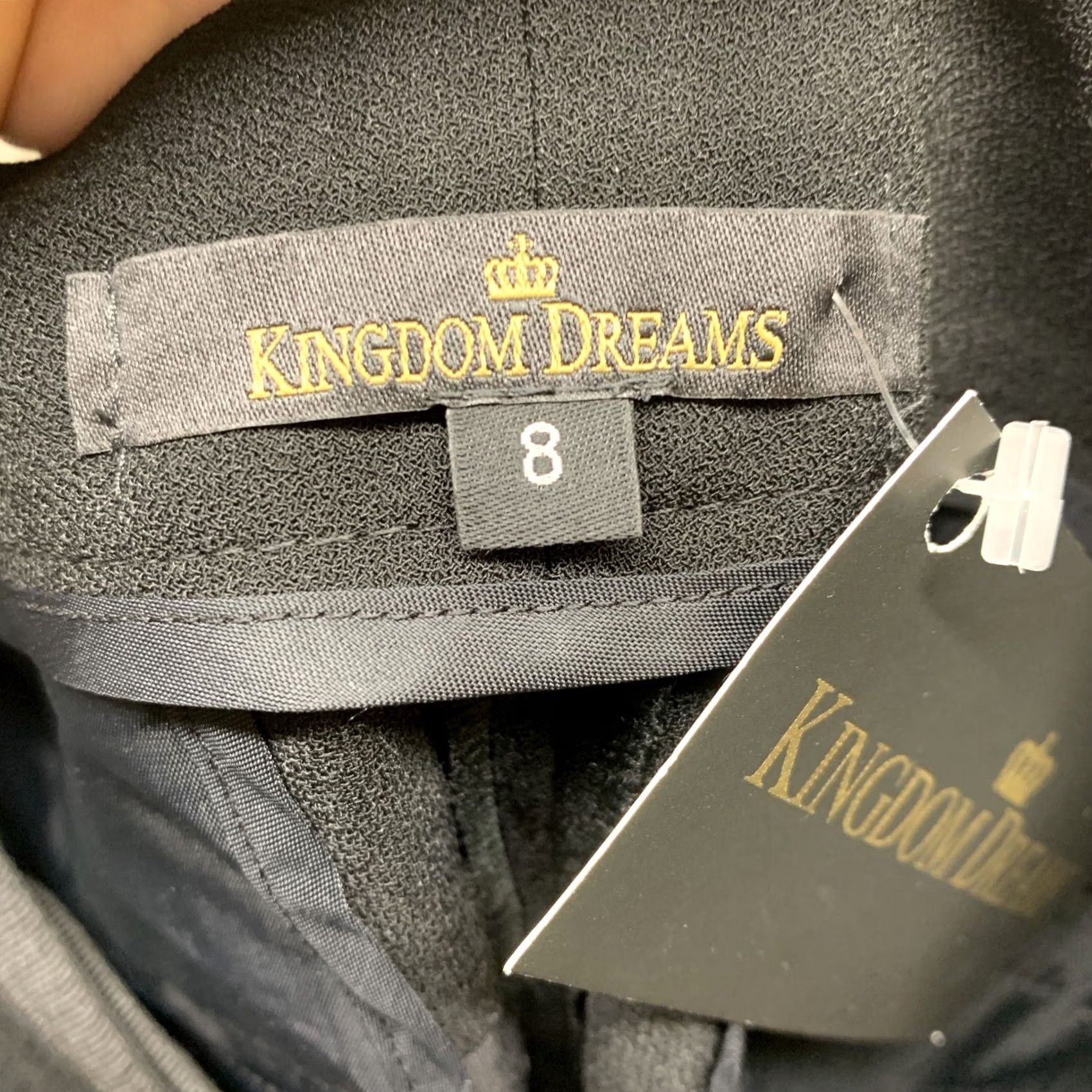 Vintage Kingdom Dreams The Erica Trousers Black Pants Women’s SZ 8 NWT #2696 Size 30" / US 8 / IT 44 - 8 Thumbnail
