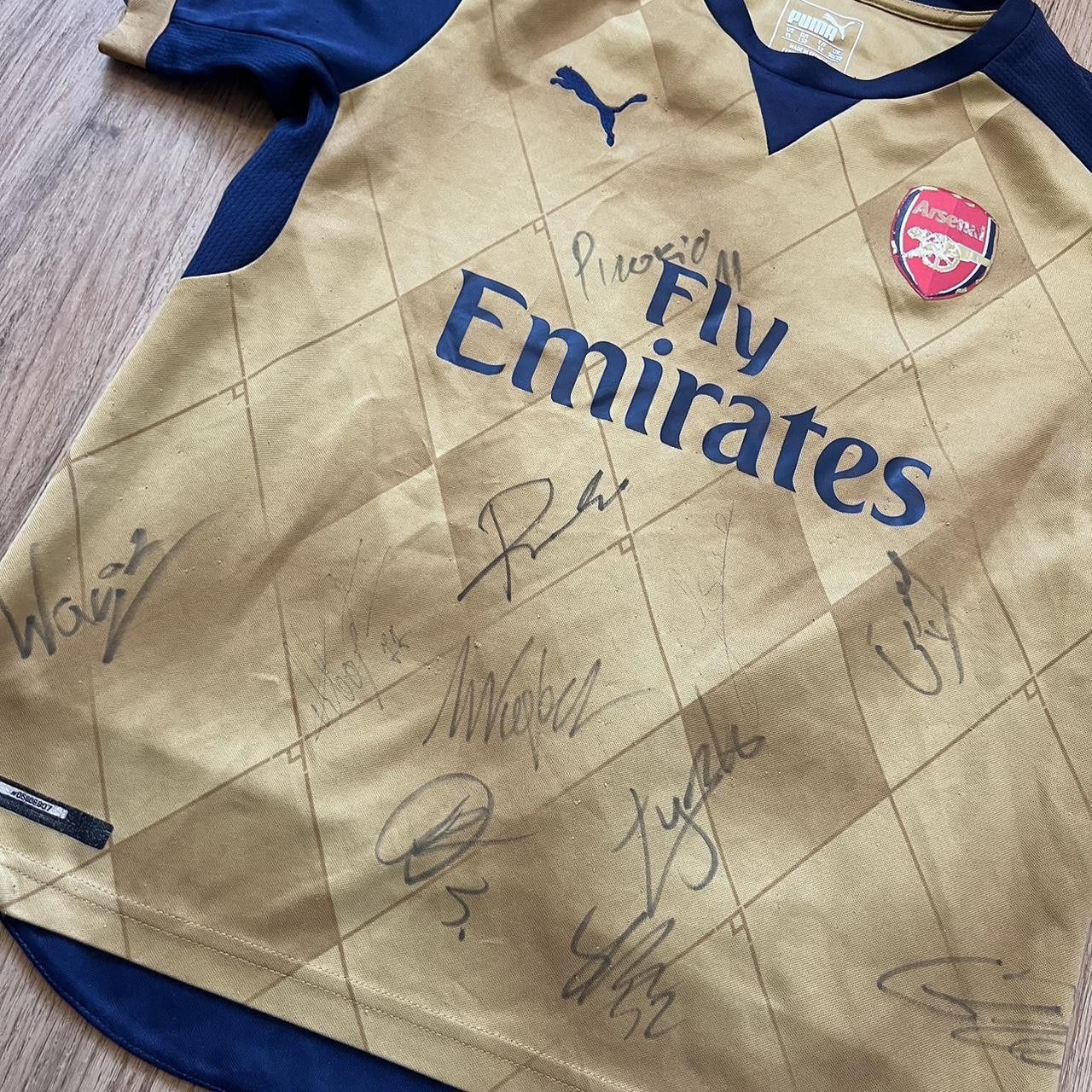 Puma 2014-15 Arsenal Away Puma Apart Signitures Premier League Size US XS / EU 42 / 0 - 3 Thumbnail