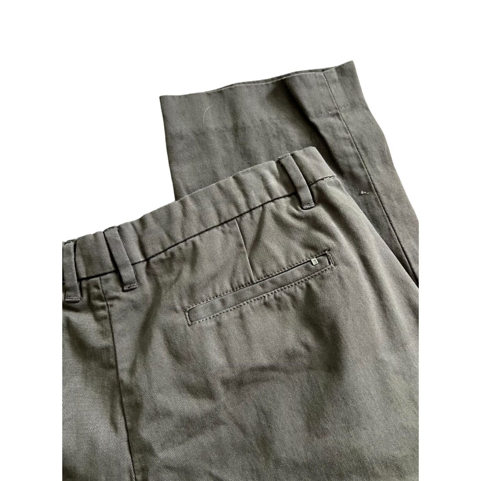 Allsaints AllSaints Mens Chino Pants Dark Gray 32x26 Straight Side Pockets Button Zip Pants Mens Size US 32 / EU 48 - 5 Thumbnail