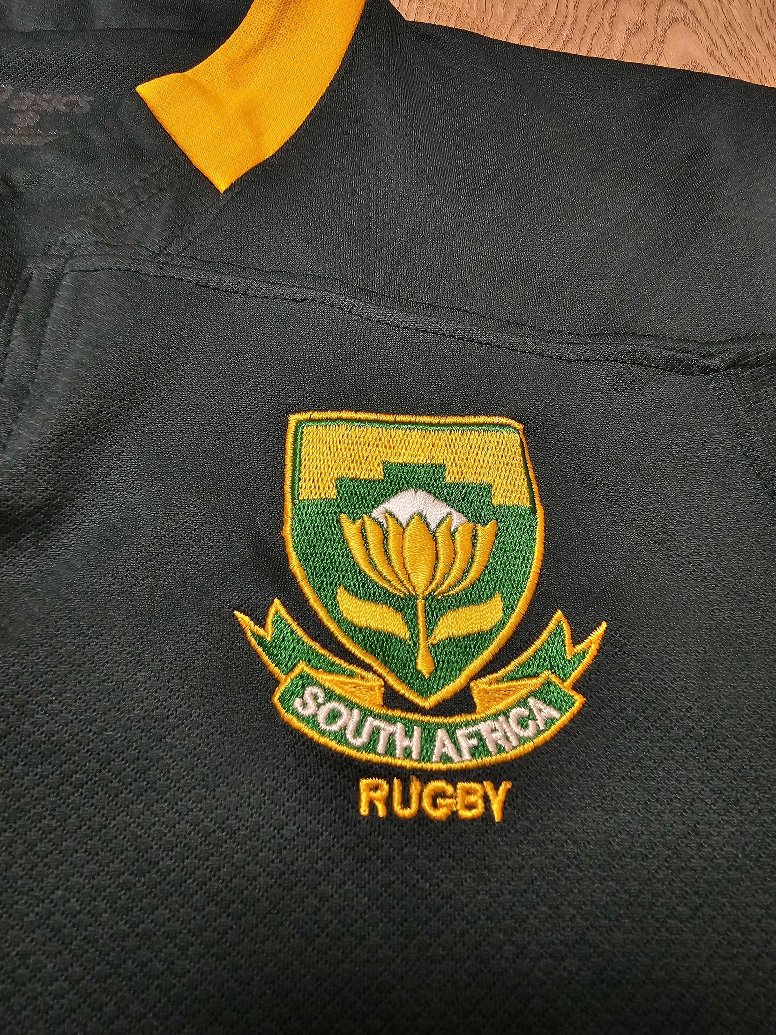 Asics SOUTH AFRICA RUGBY JERSEY WORLD CUP UNION RUGBY Size US M / EU 48-50 / 2 - 4 Thumbnail