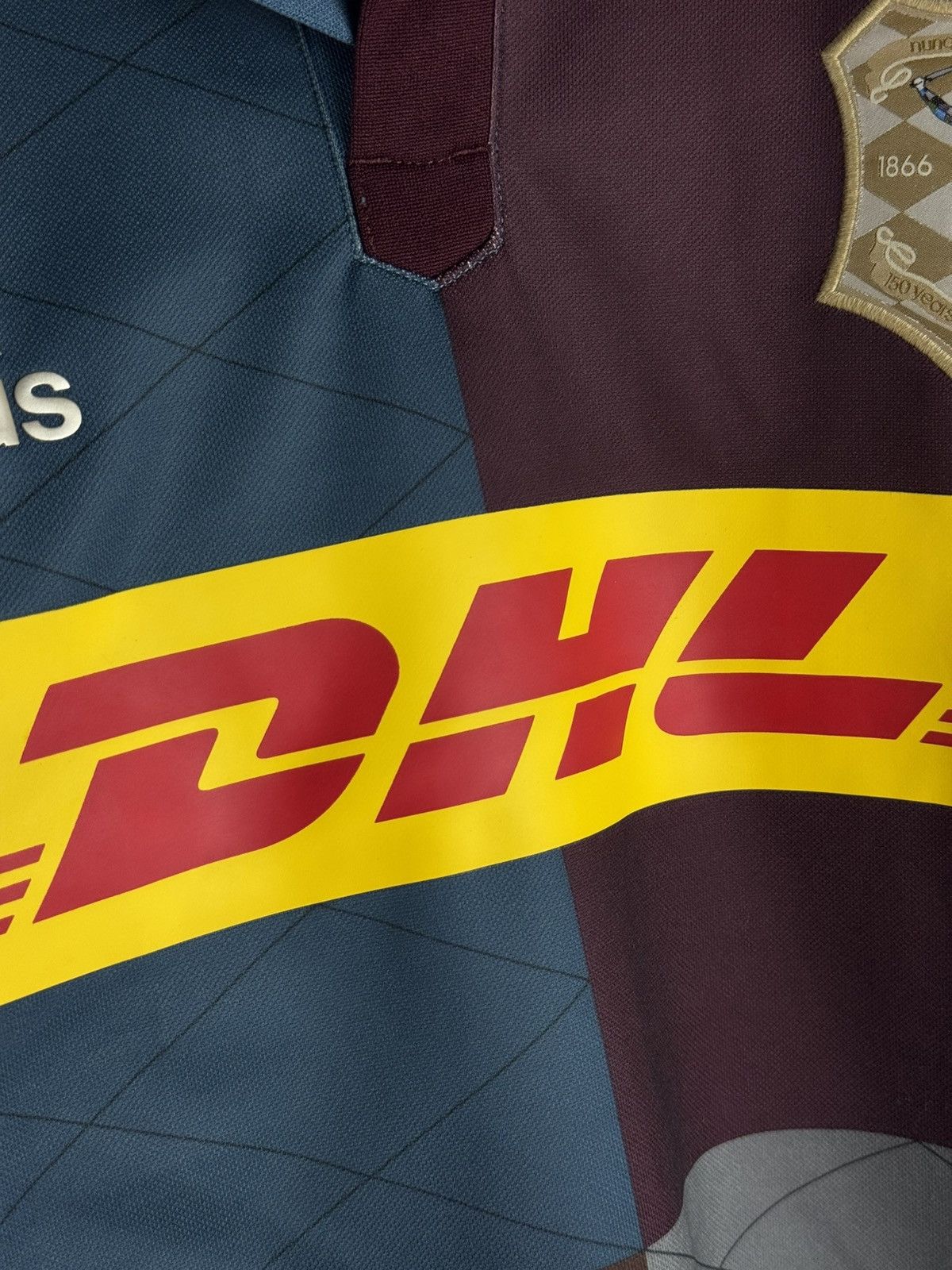 Adidas 2016-17 Harlequins Rugby Adidas 150th Anniversary Home Shirt Size US L / EU 52-54 / 3 - 7 Thumbnail